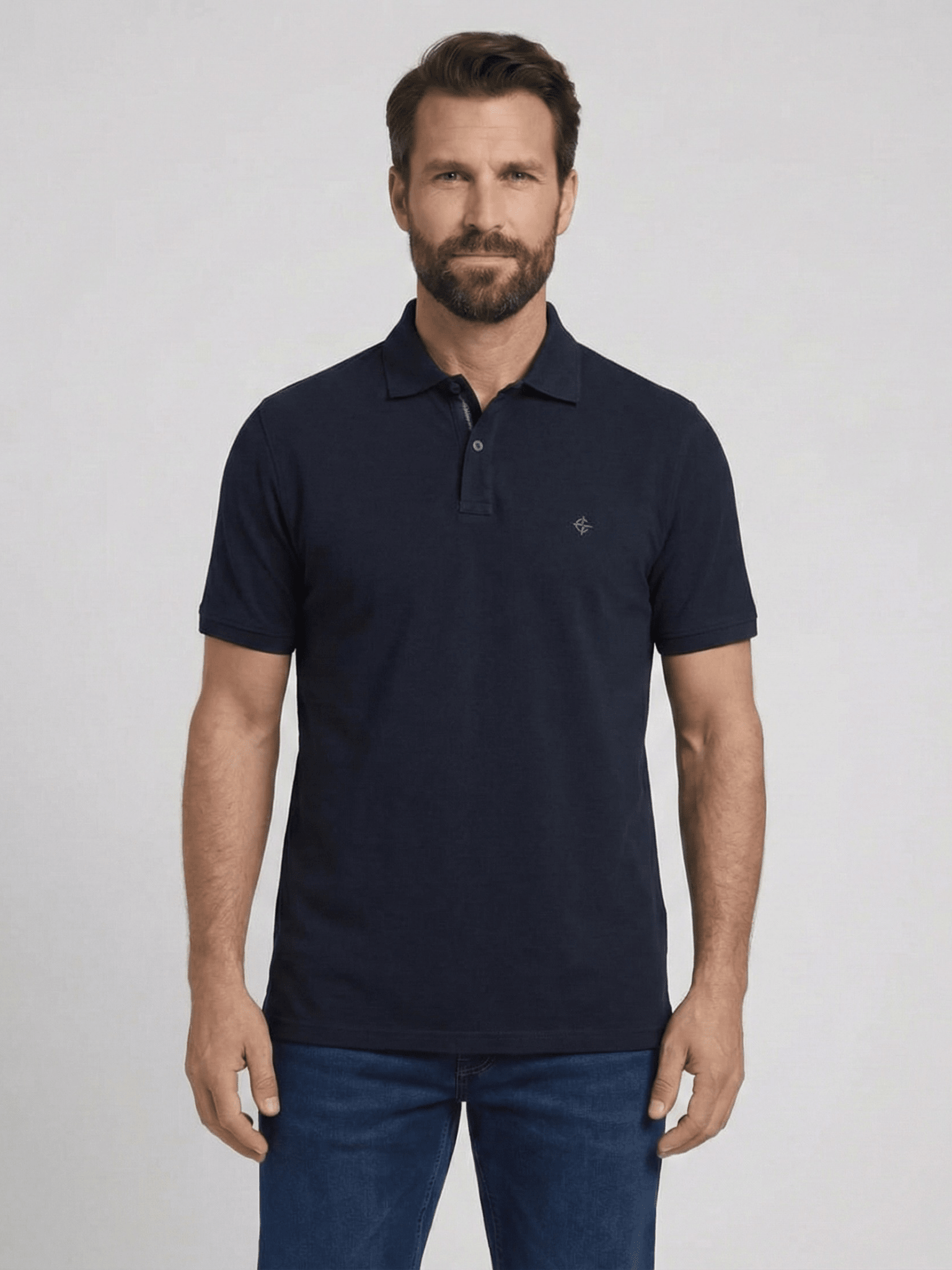 004470 - 105 Polo donkerblauw - Castelijn mode