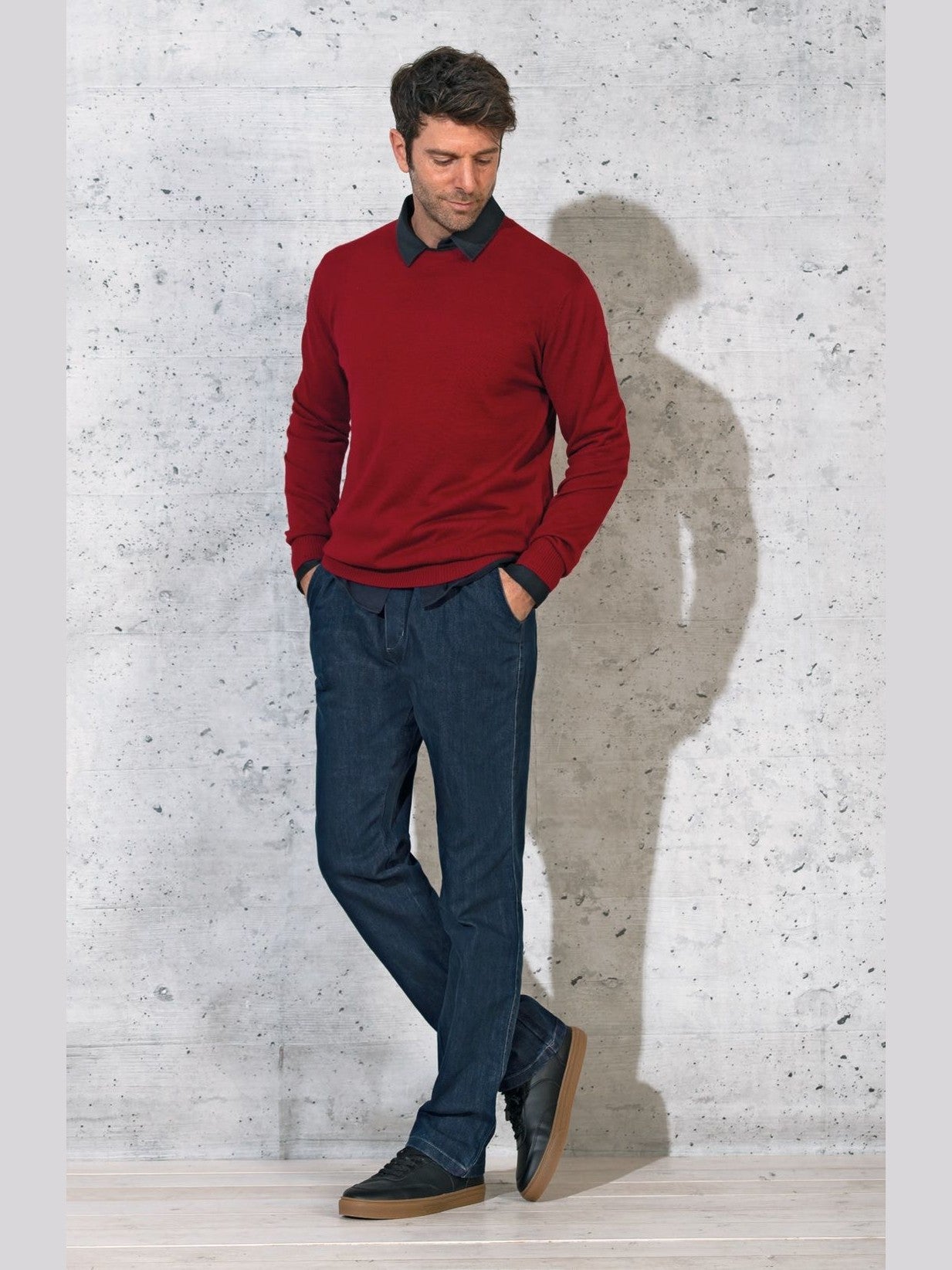 01 - 8325/18 Amberg jeans met stretch band - Castelijn mode