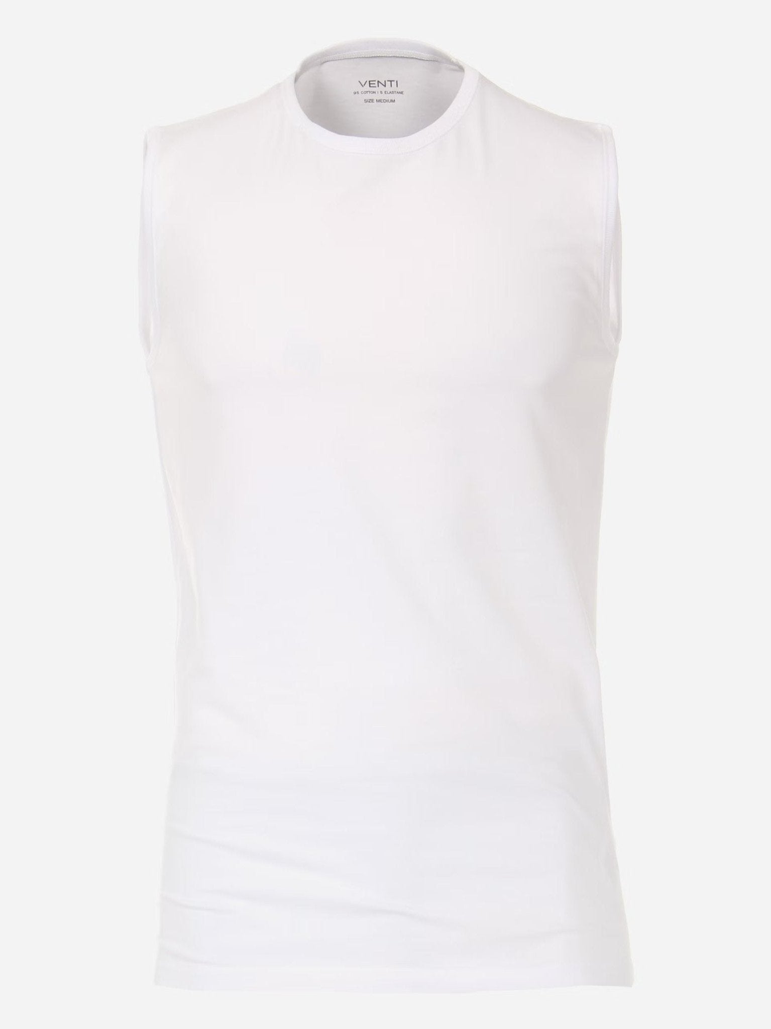 012700 - 001 Tank top ronde hals wit - Castelijn mode