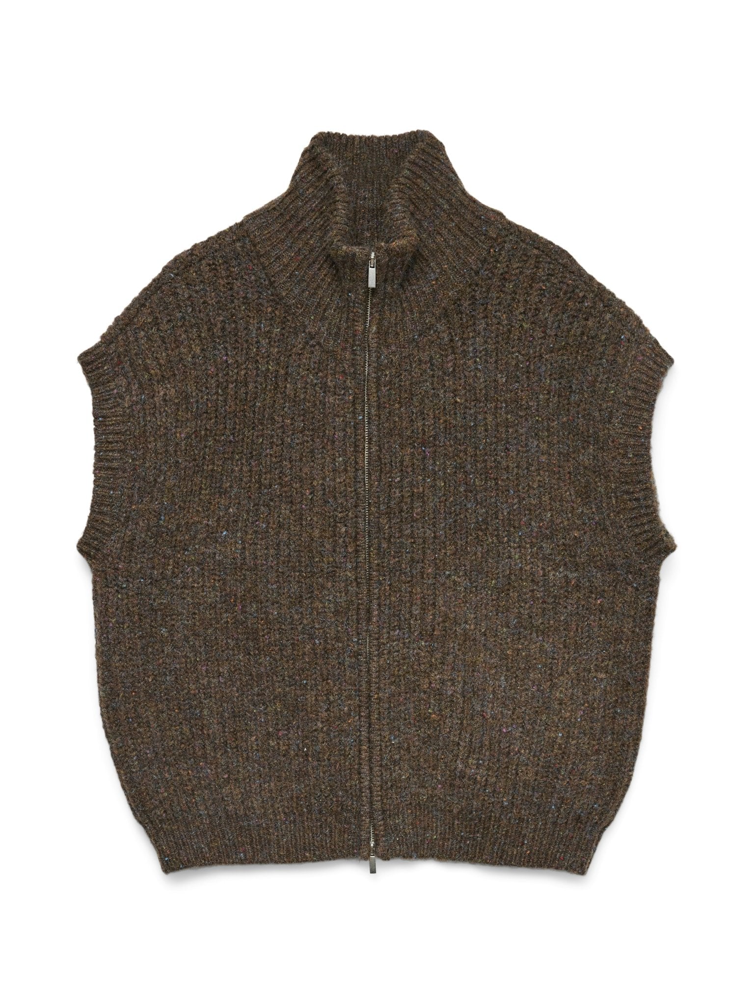 10332143 - VMSALTY HIGHNECK ZIPPER VEST - Castelijn mode