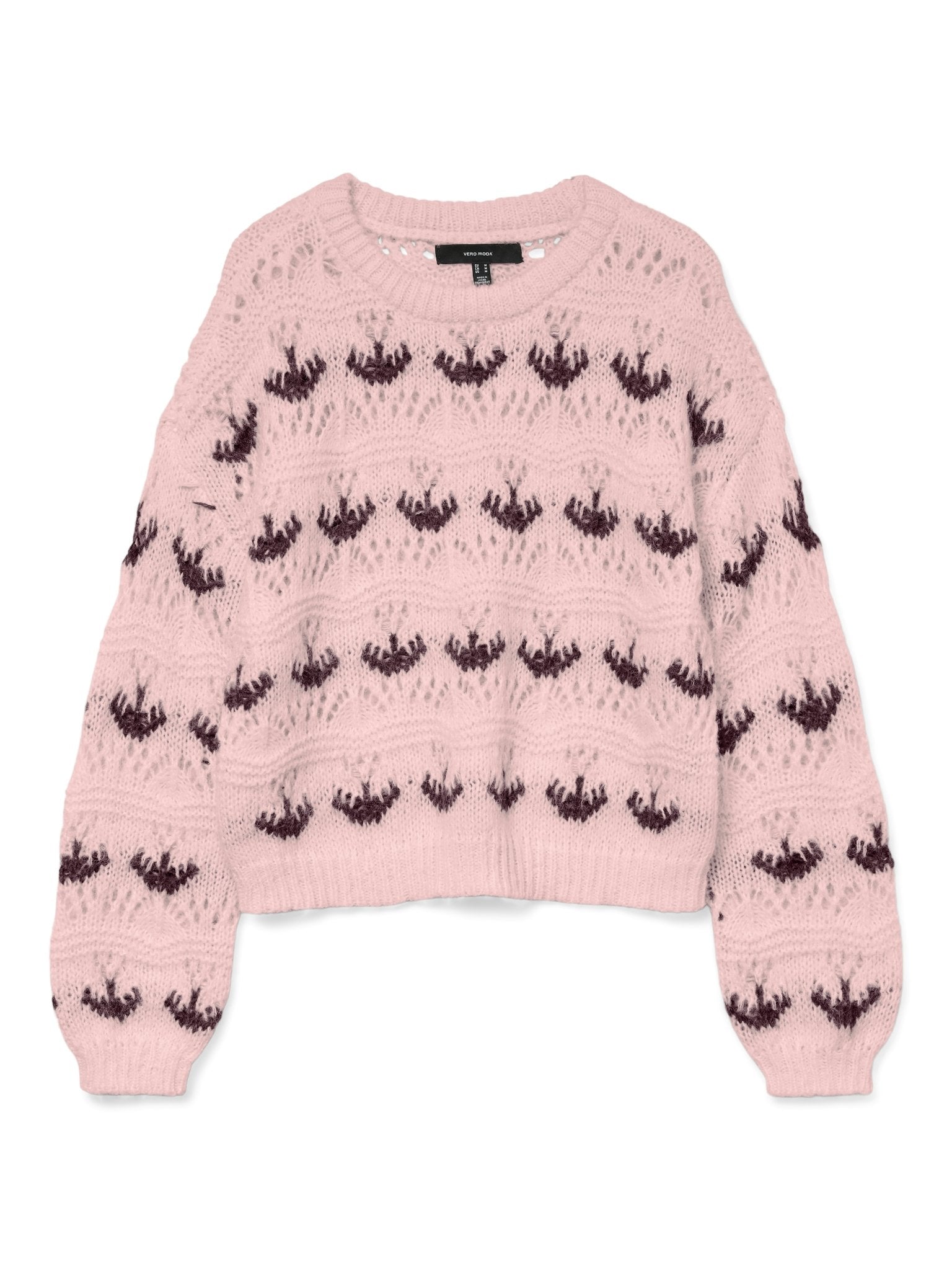 10334856 - VMIDELLE LS O - NECK PULLOVER - Castelijn mode