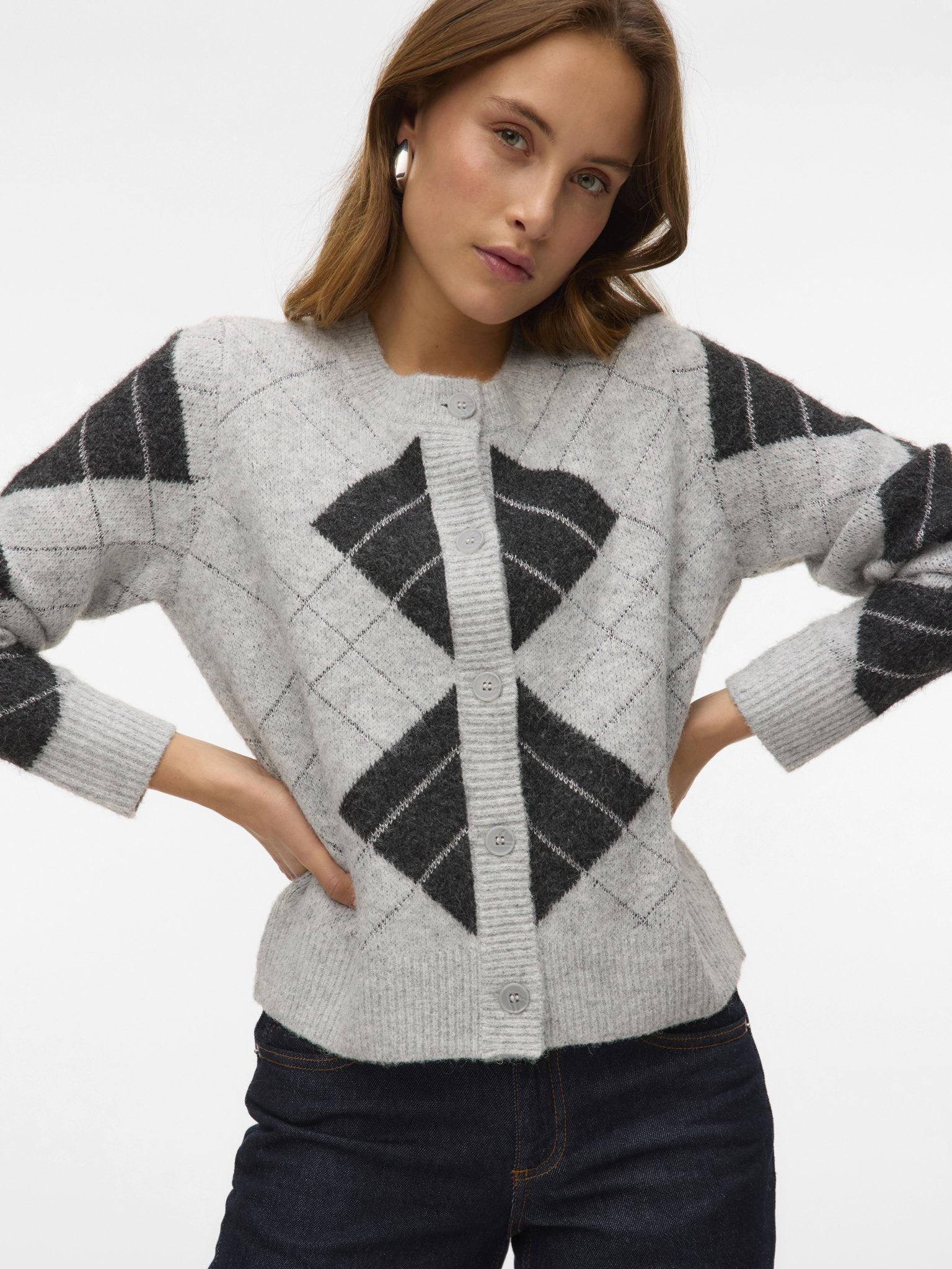 10334877 VMDAE LS O - NECK CARDIGAN - Castelijn mode