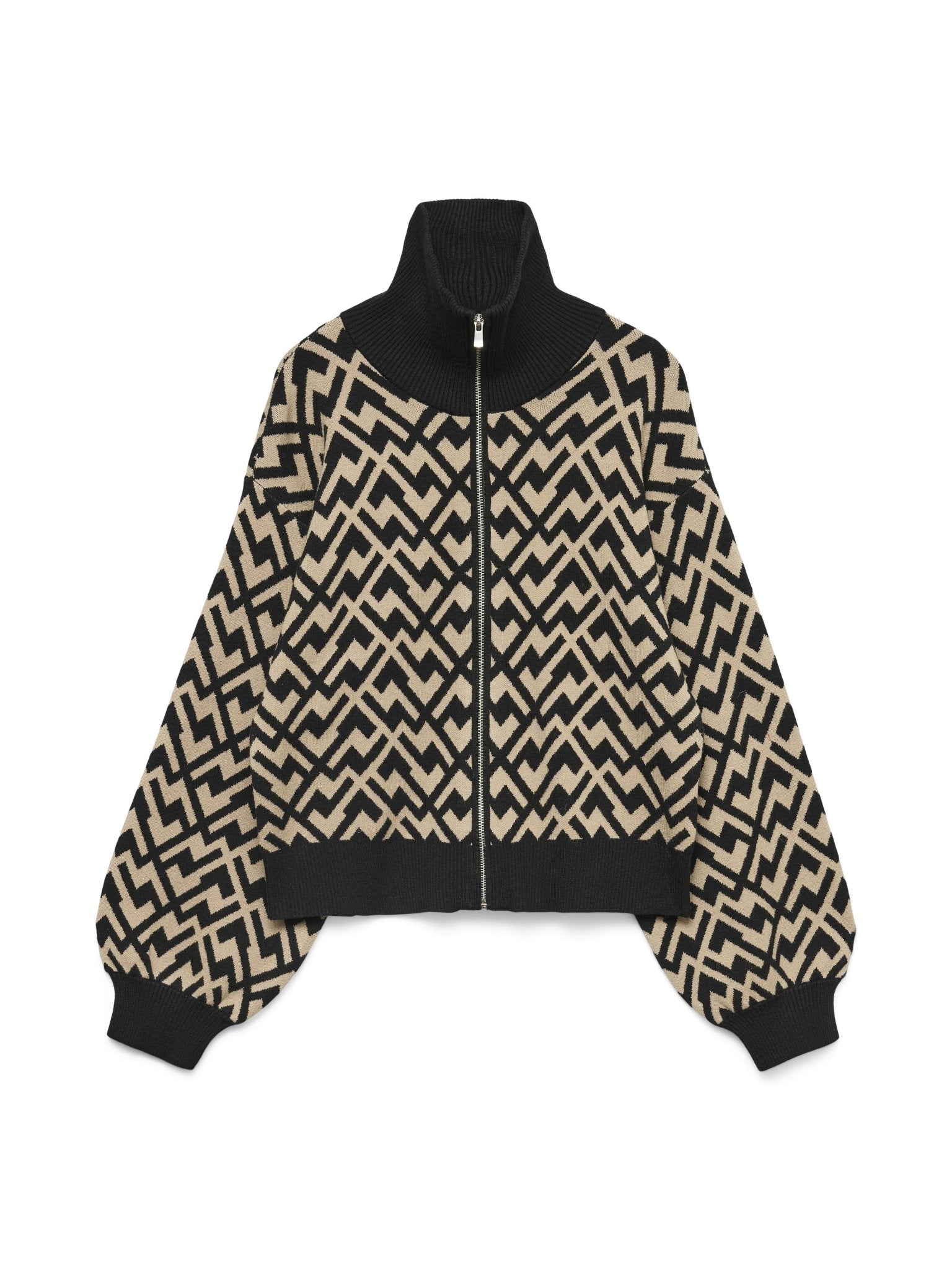 10334991 VMARIA LS HIGHNECK ZIPPER BOMBER JACKET - Castelijn mode