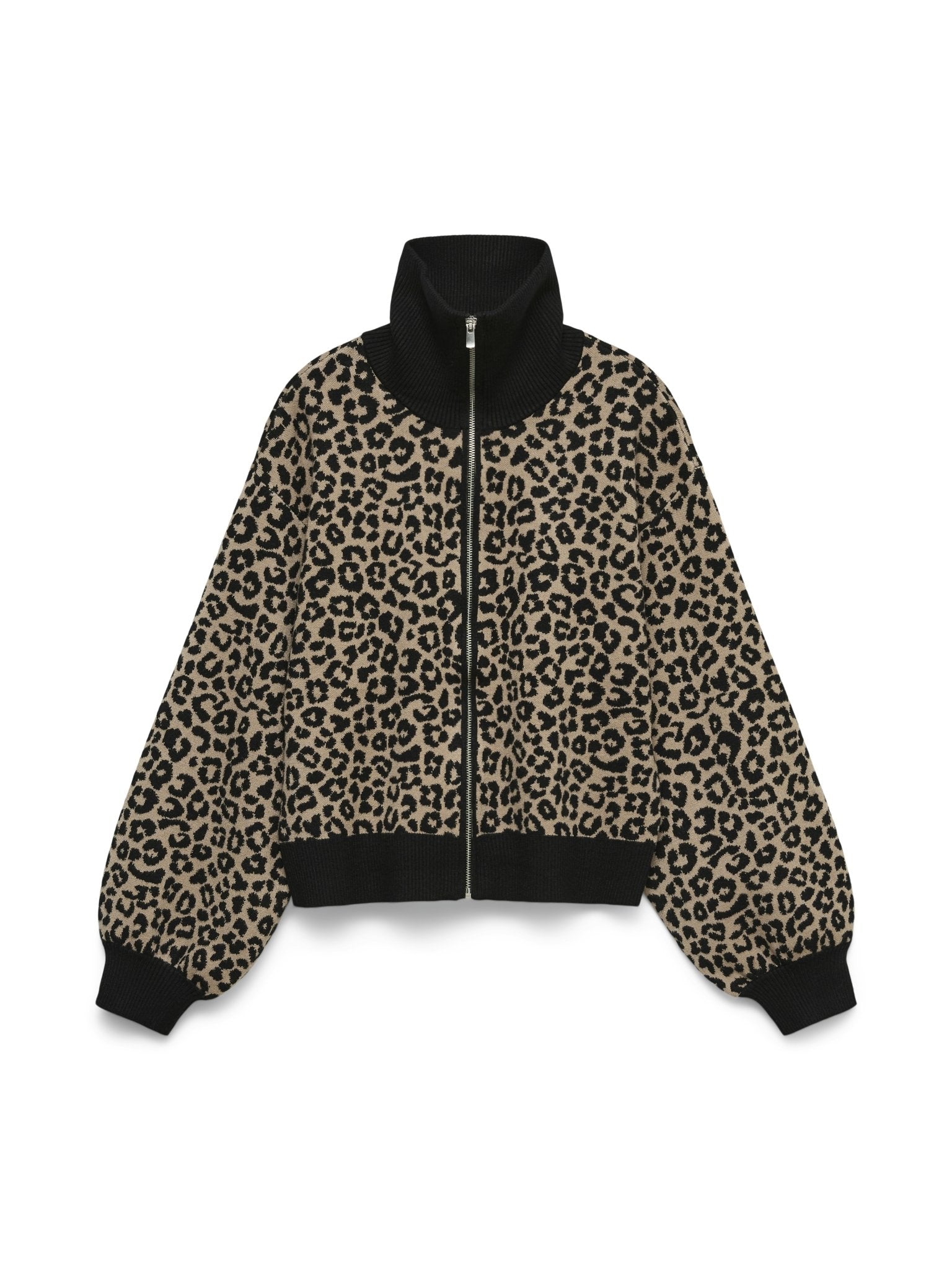 10334991 VMARIA LS HIGHNECK ZIPPER BOMBER JACKET - Castelijn mode