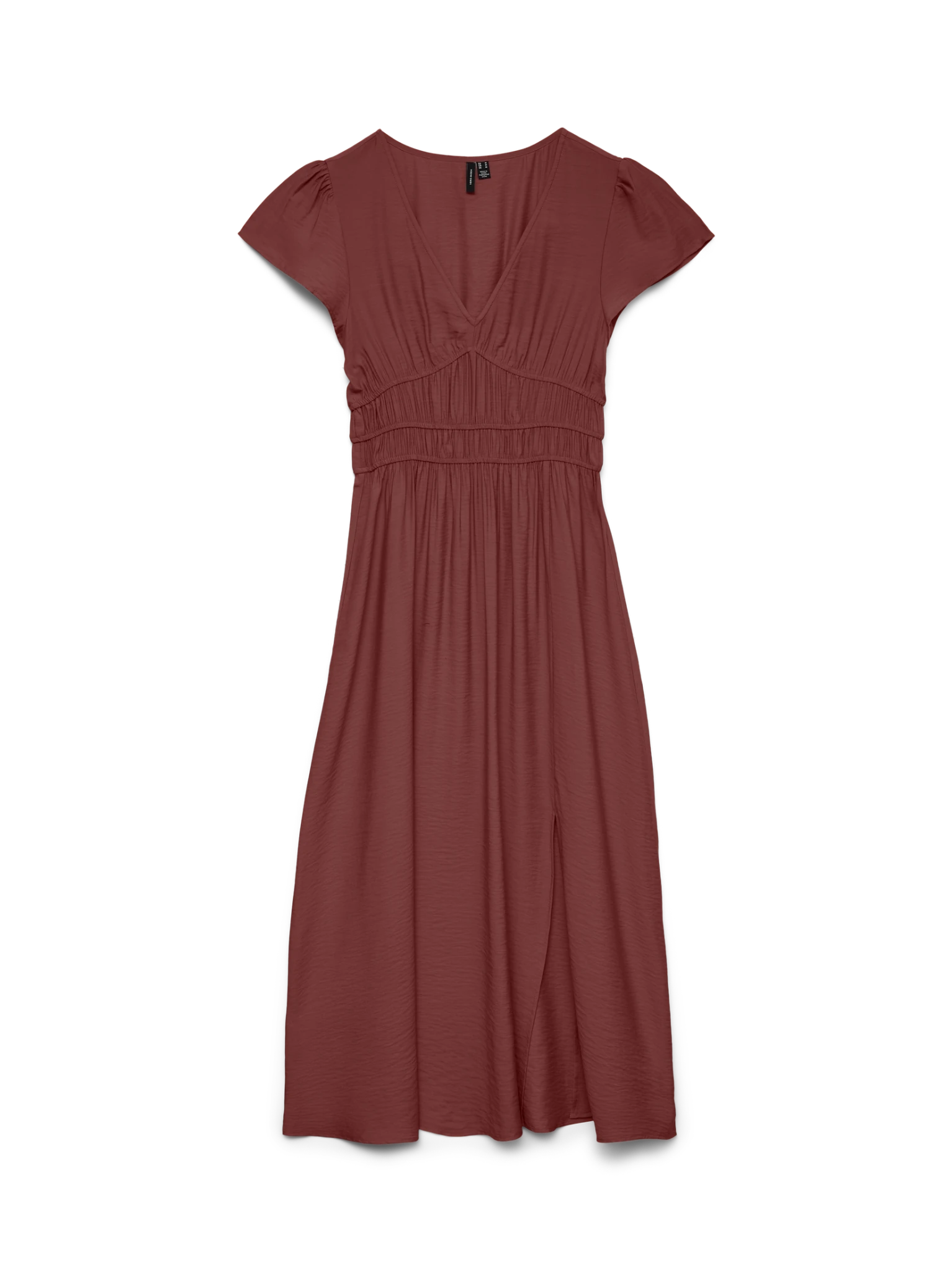 10340861 - Lange Jurk bruin - Castelijn mode