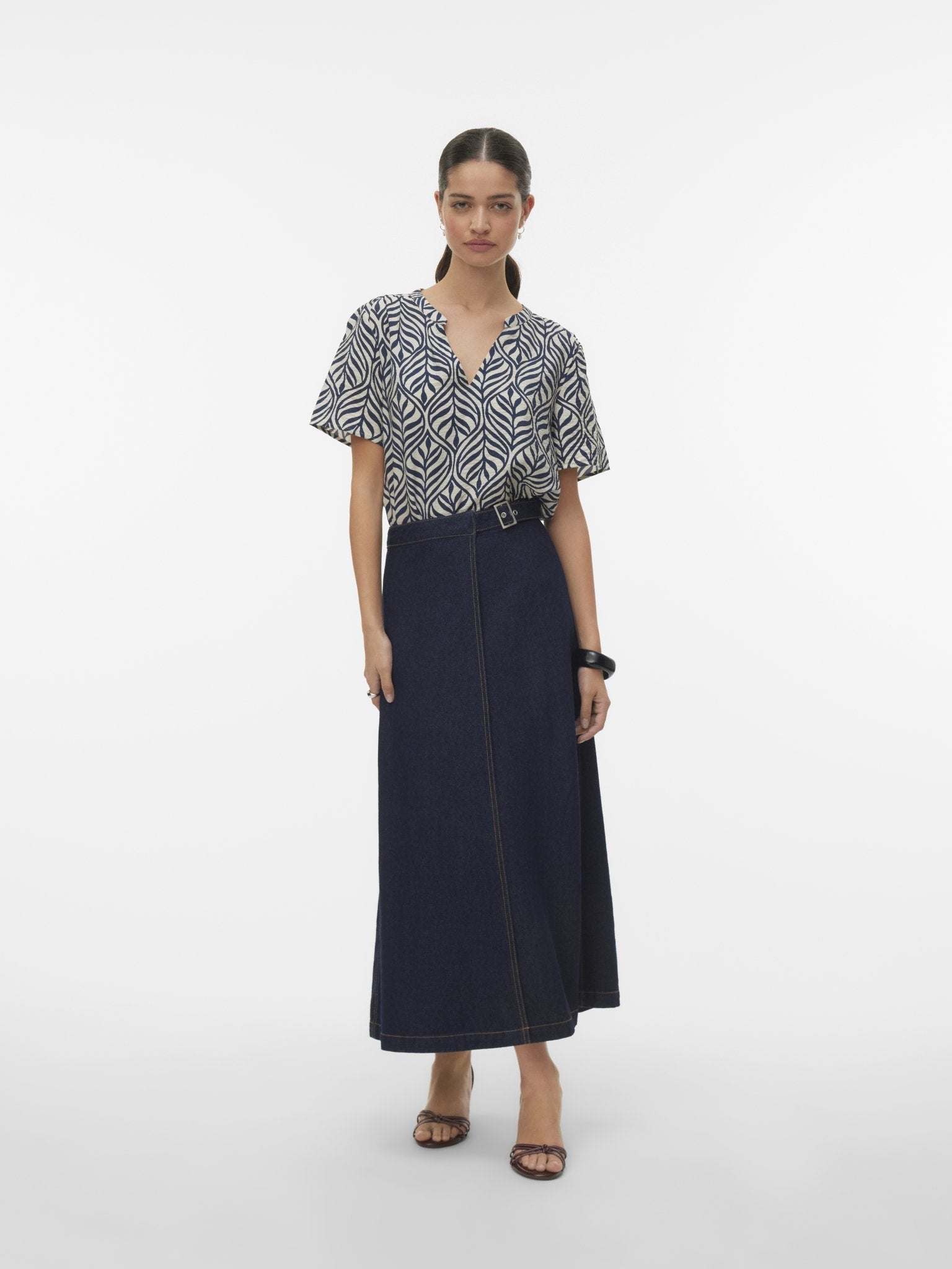 10341590 - Blouse V - hals - Castelijn mode