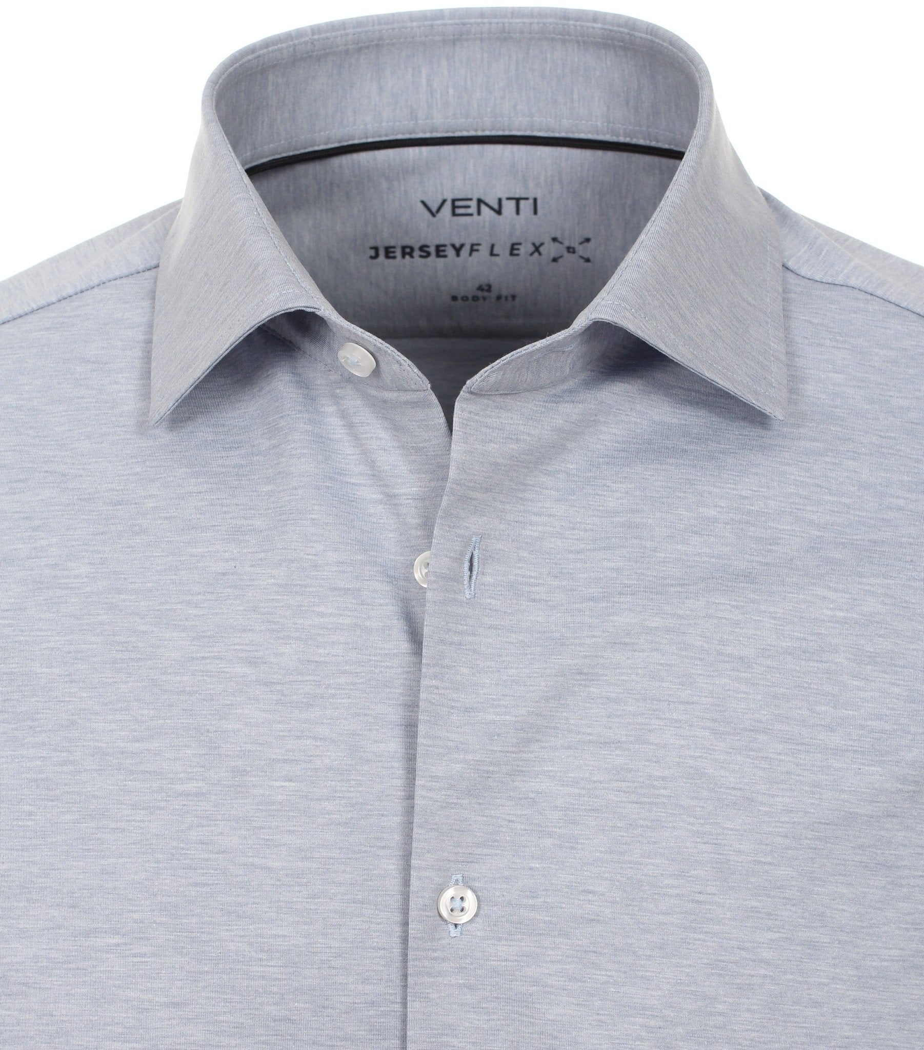 123955800 - 100 JerseyFlex licht blauw body fit - Castelijn mode