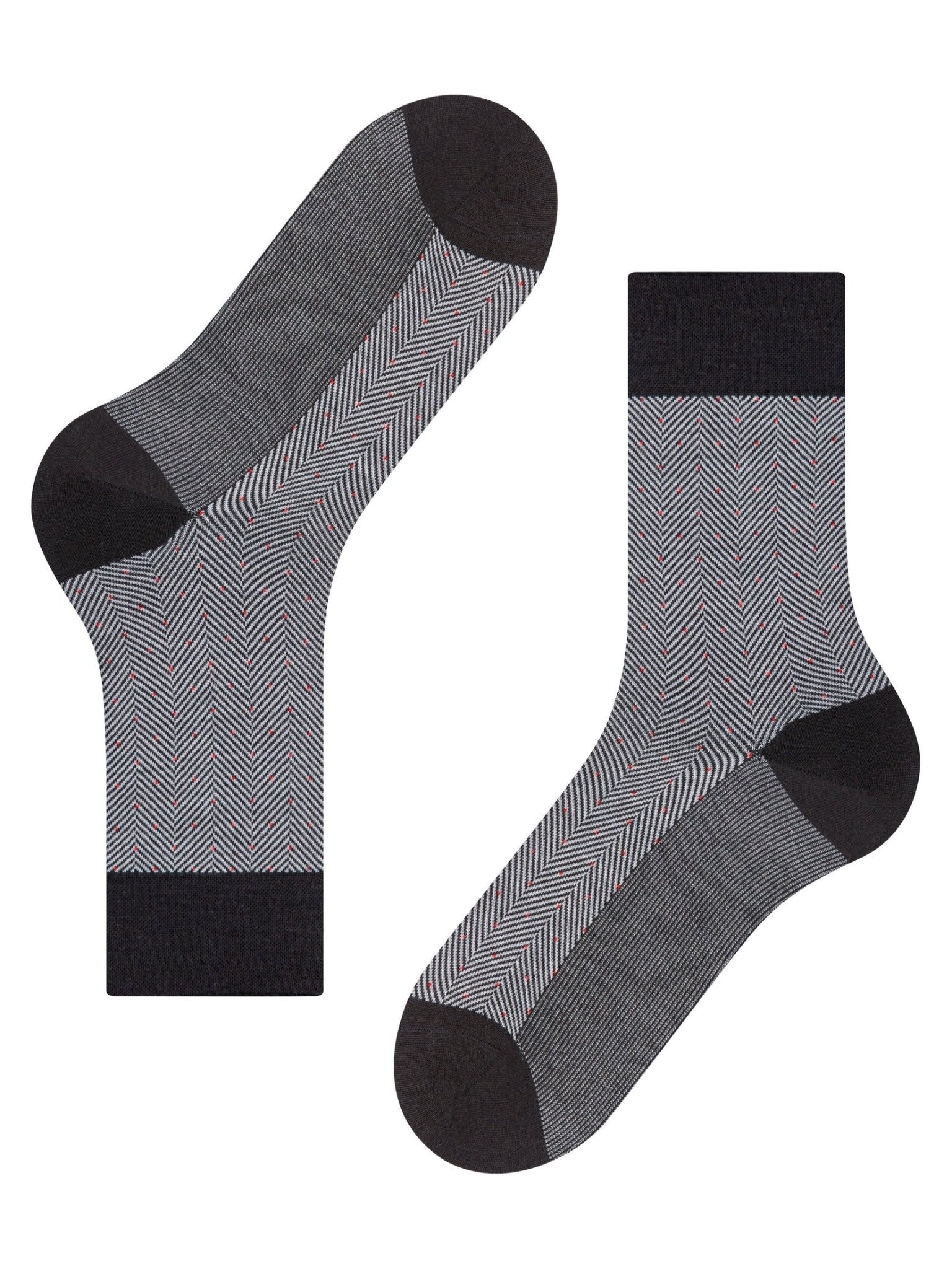 12492 3000 black FALKE Sensitive Herringbone - Castelijn mode