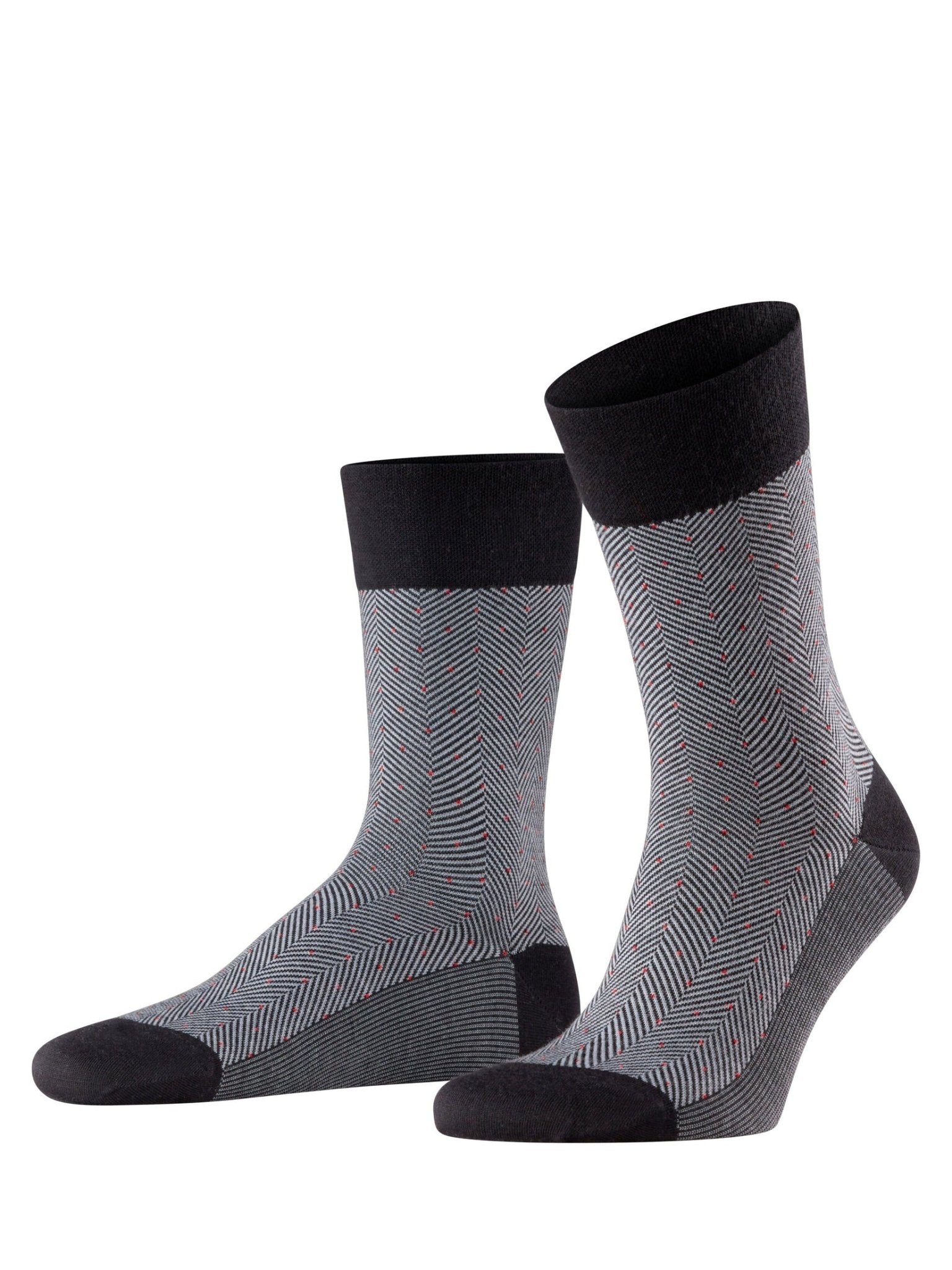 12492 3000 black FALKE Sensitive Herringbone - Castelijn mode