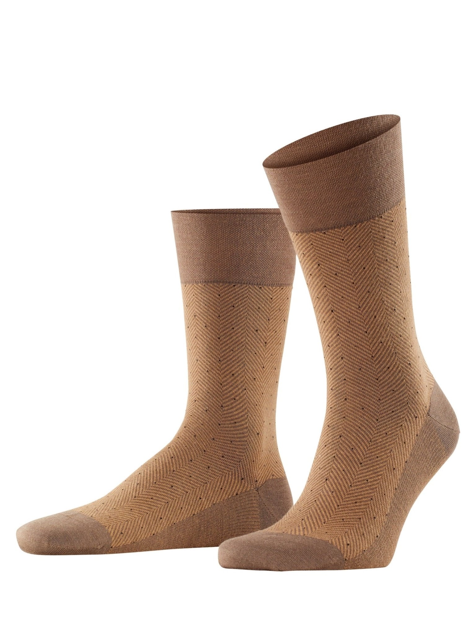 12492 5082 Falke Sensitive Herringbone hazel - Castelijn mode