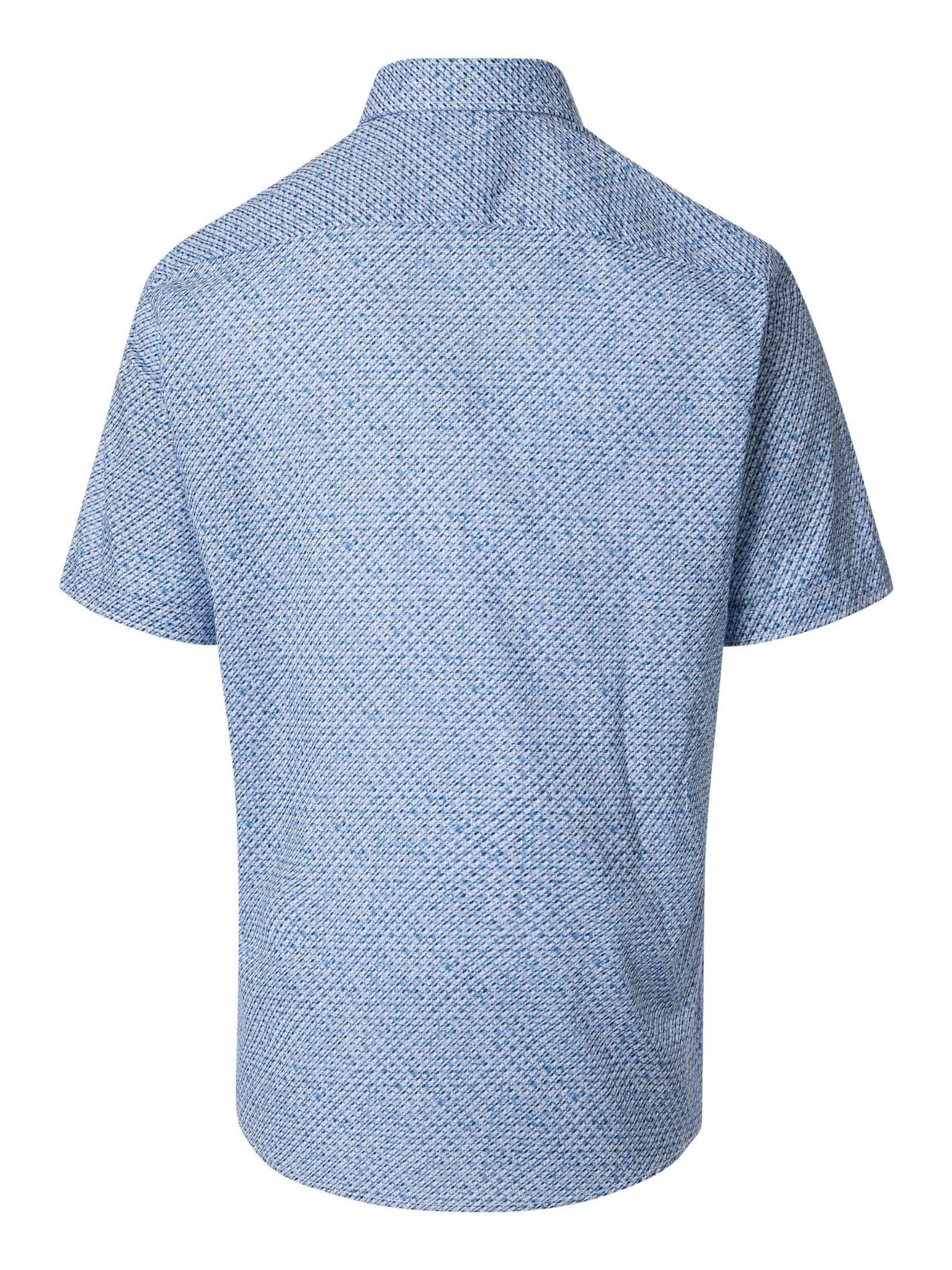 126130241 - 100 Overhemd blauw met print - Castelijn mode