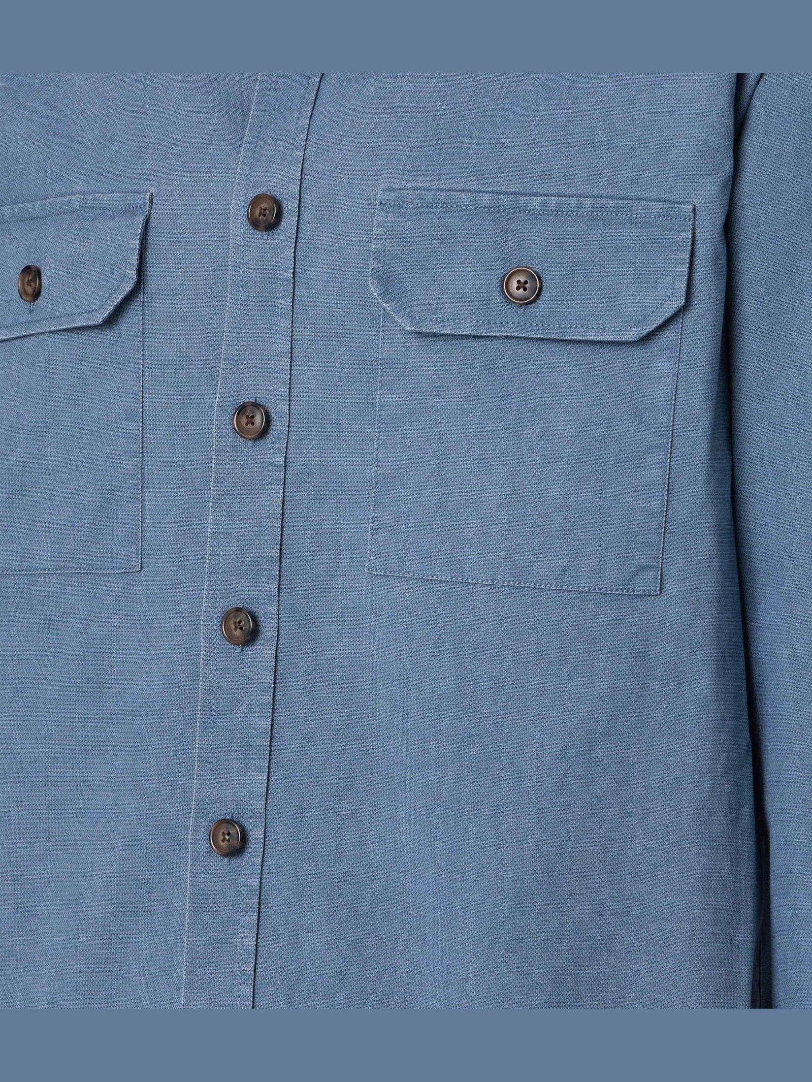 126130420 - 101 Overshirt jeansblauw - Castelijn mode