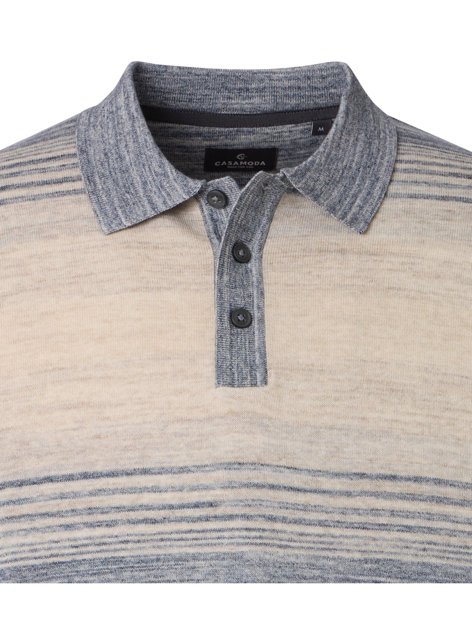 126320011 - 668 Polo blauw/beige - Castelijn mode