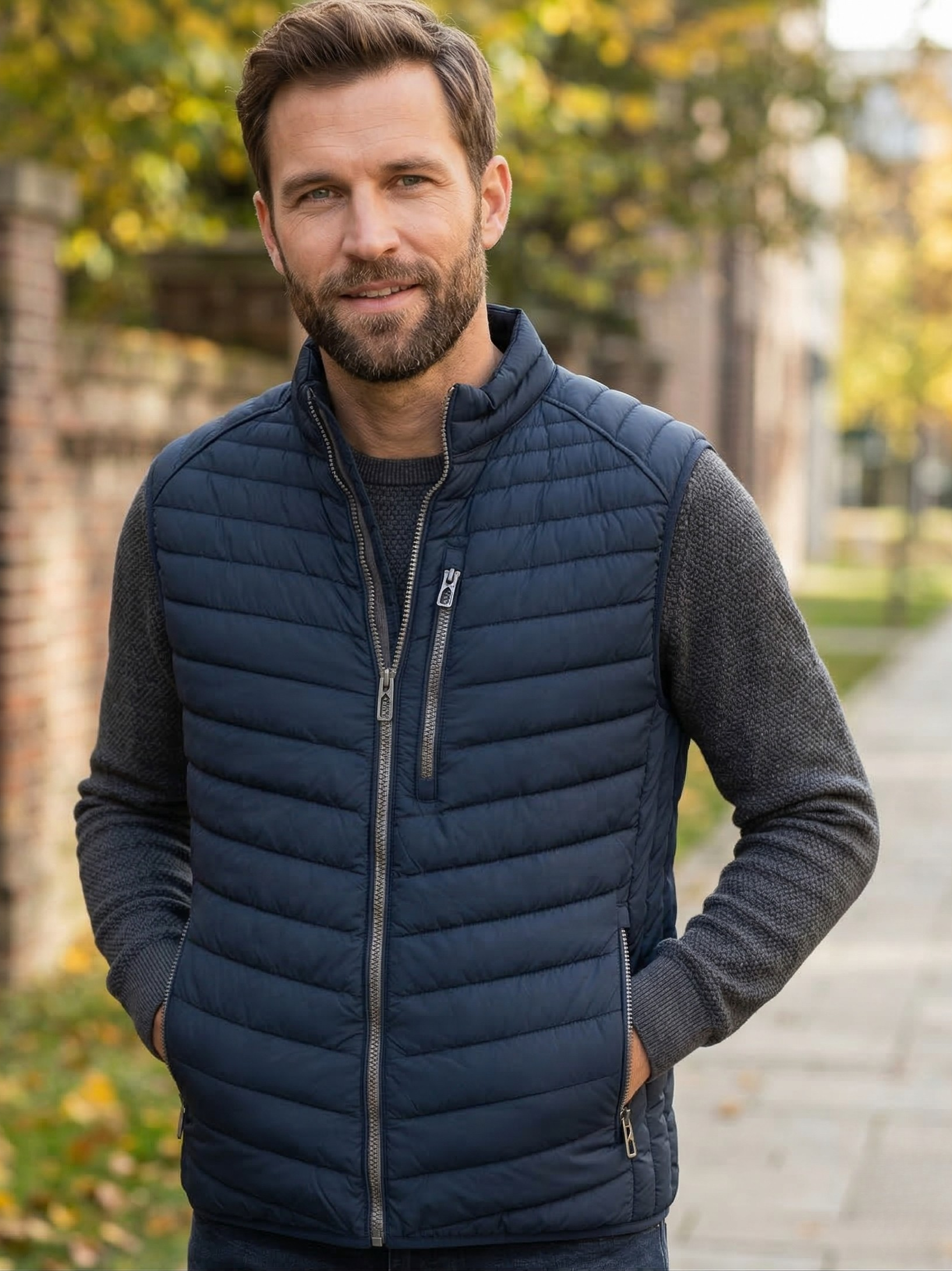 126430003-105 Bodywarmer donkerblauw