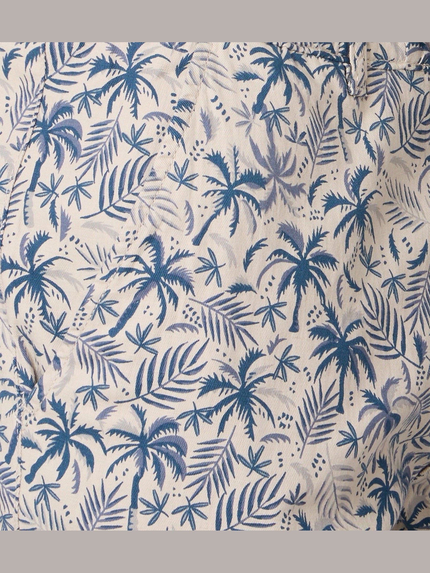 126531001 - 600 Short Beige Print Stretch - Castelijn mode