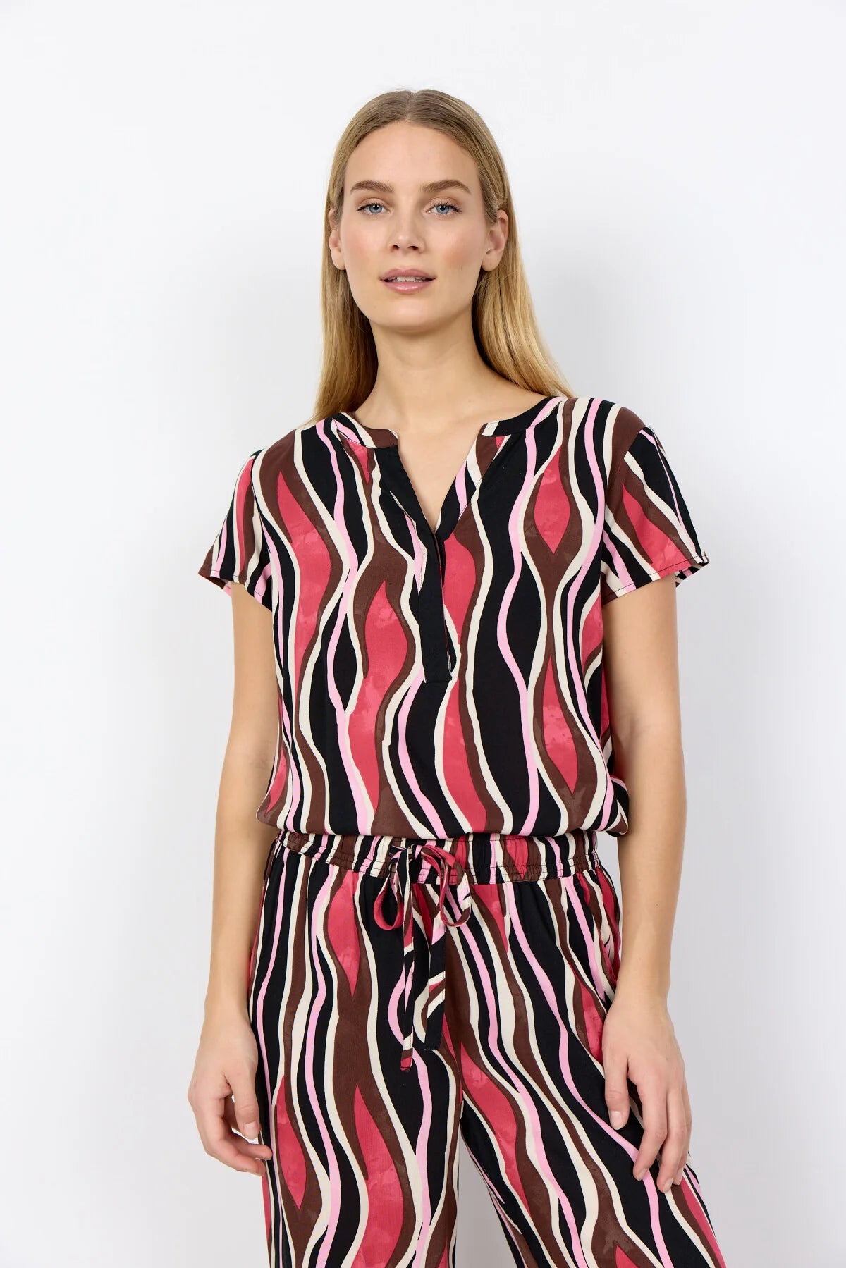 SC-CAMMI 1 Blouse Wave print