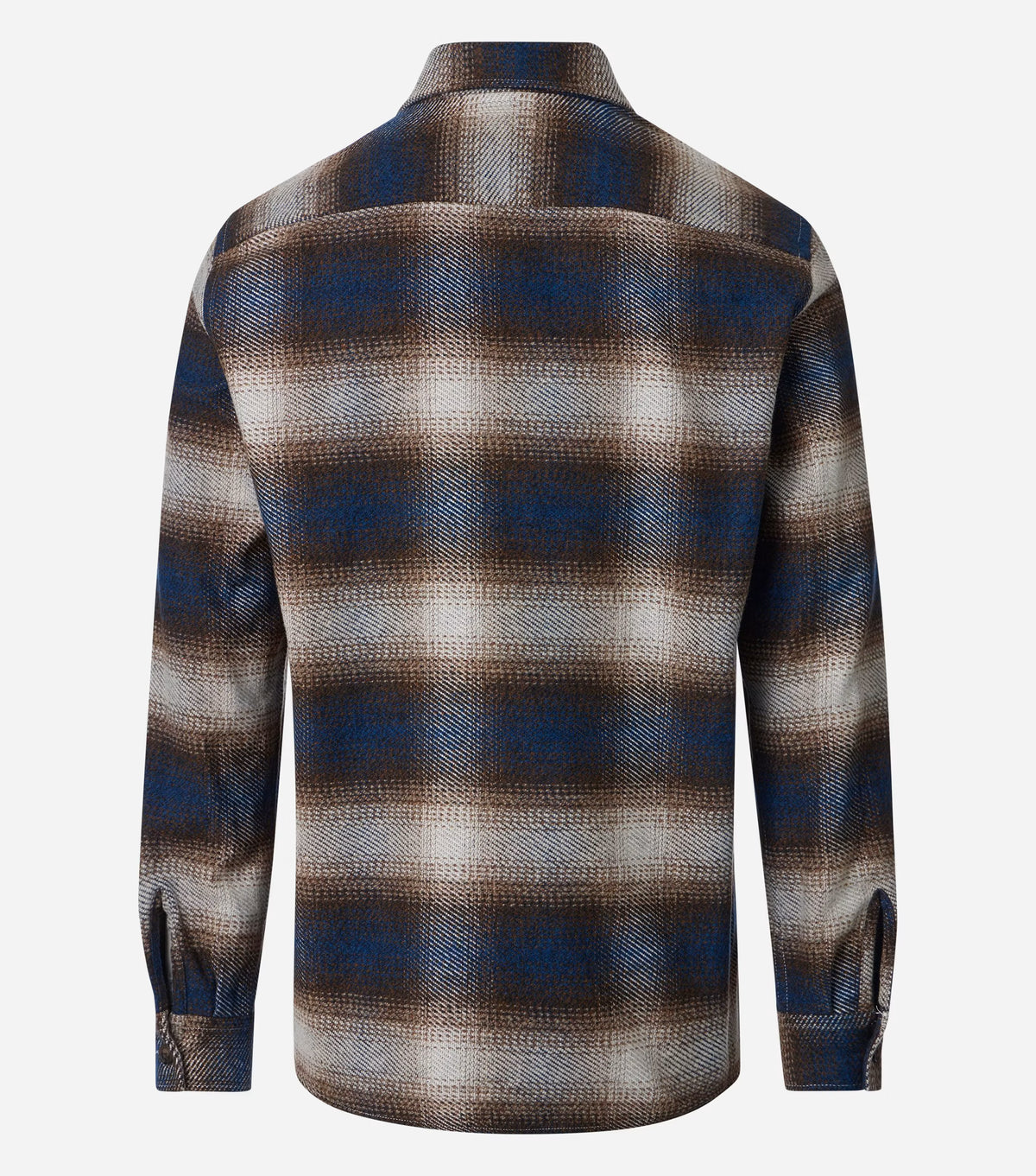 Overshirt Geruit Blauw Bruin