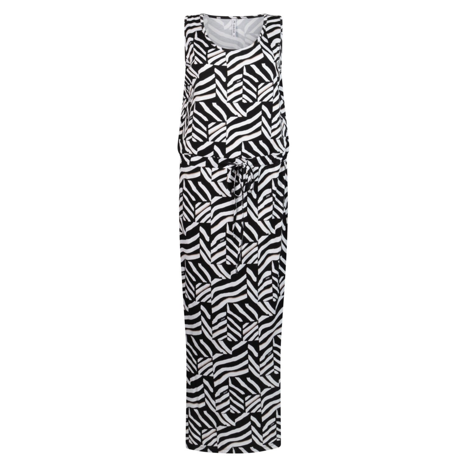 242Tory 0016 Printed long dress - Castelijn mode