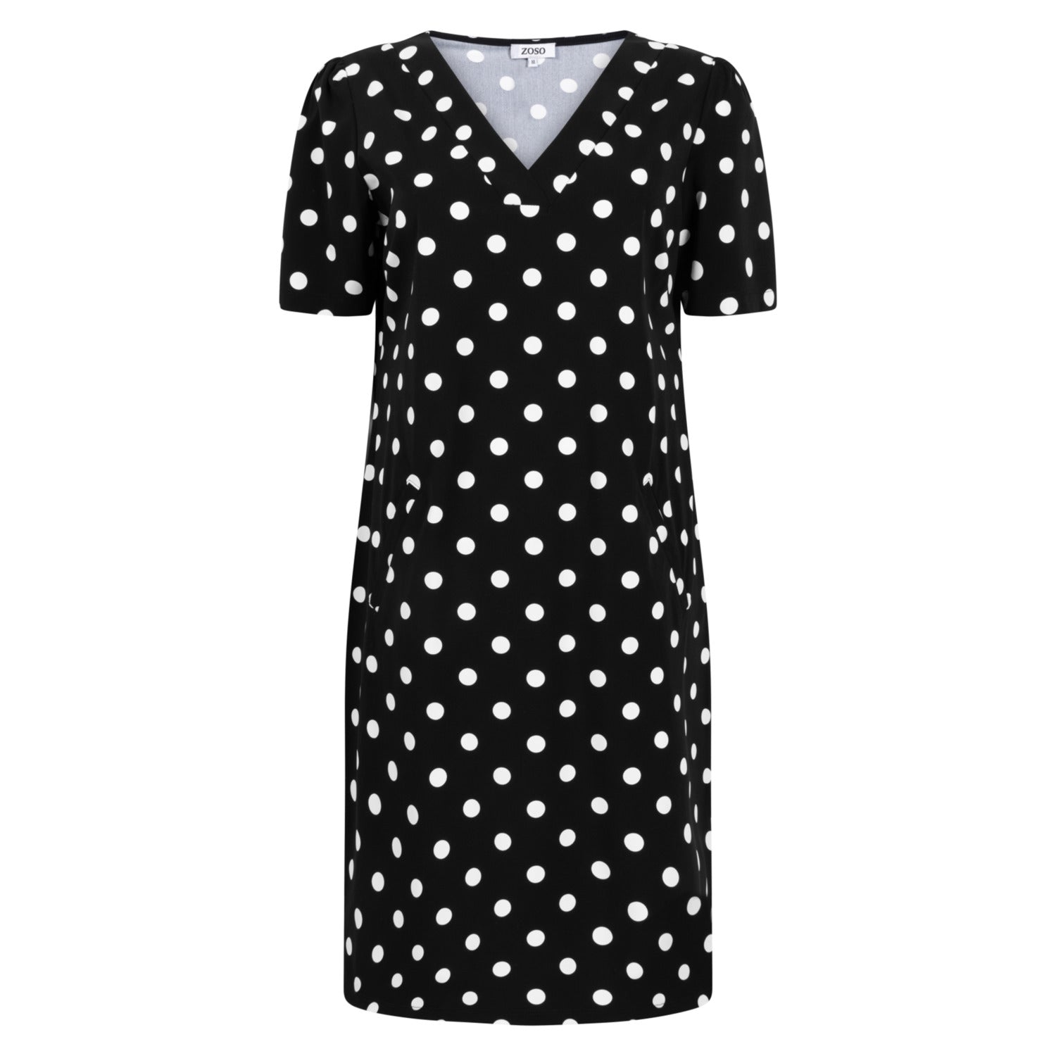 253 Jolanda 0000 ZoSo Jurk Zwart - Castelijn mode