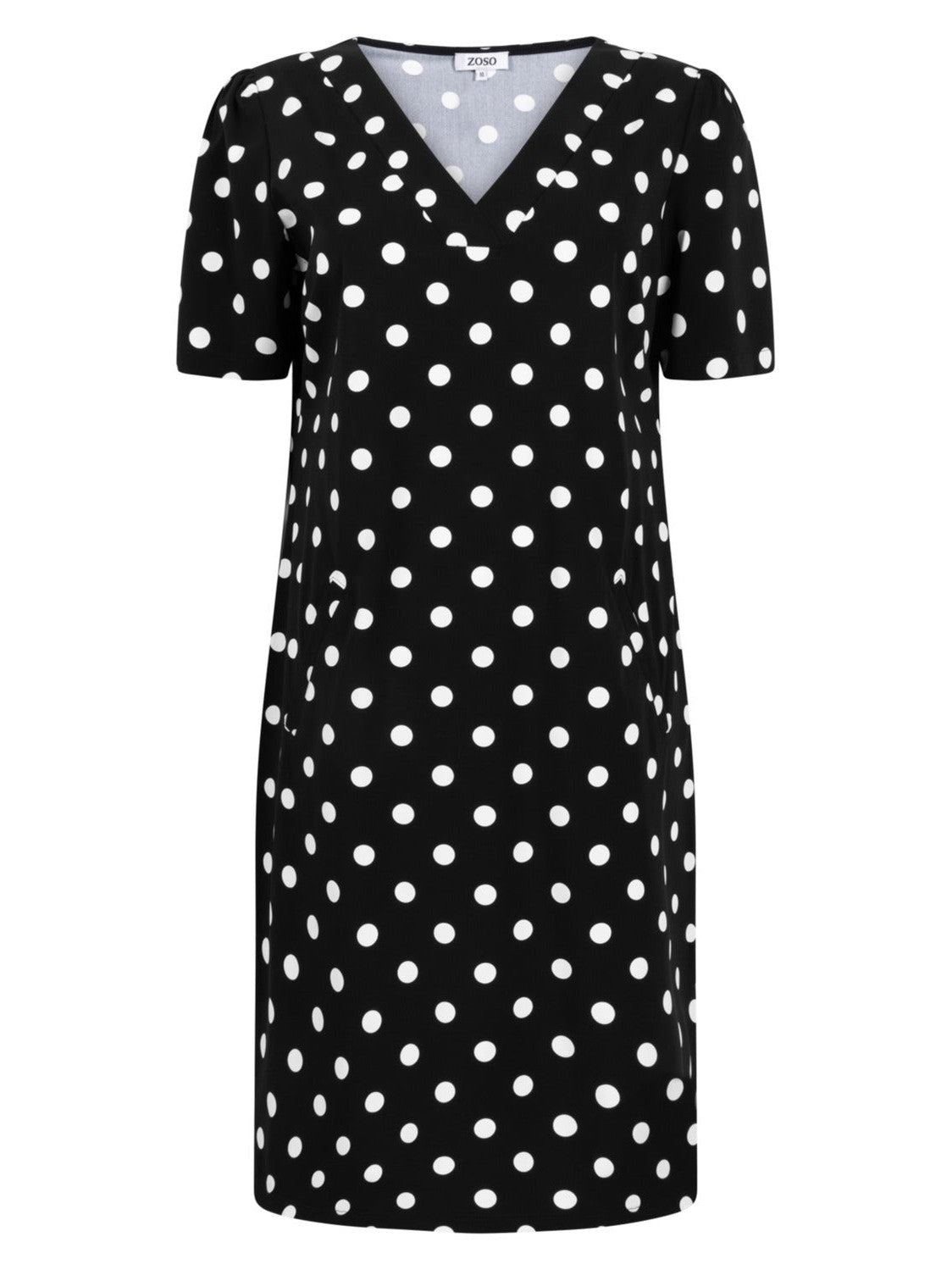 253 Jolanda 0000 ZoSo Jurk Zwart - Castelijn mode