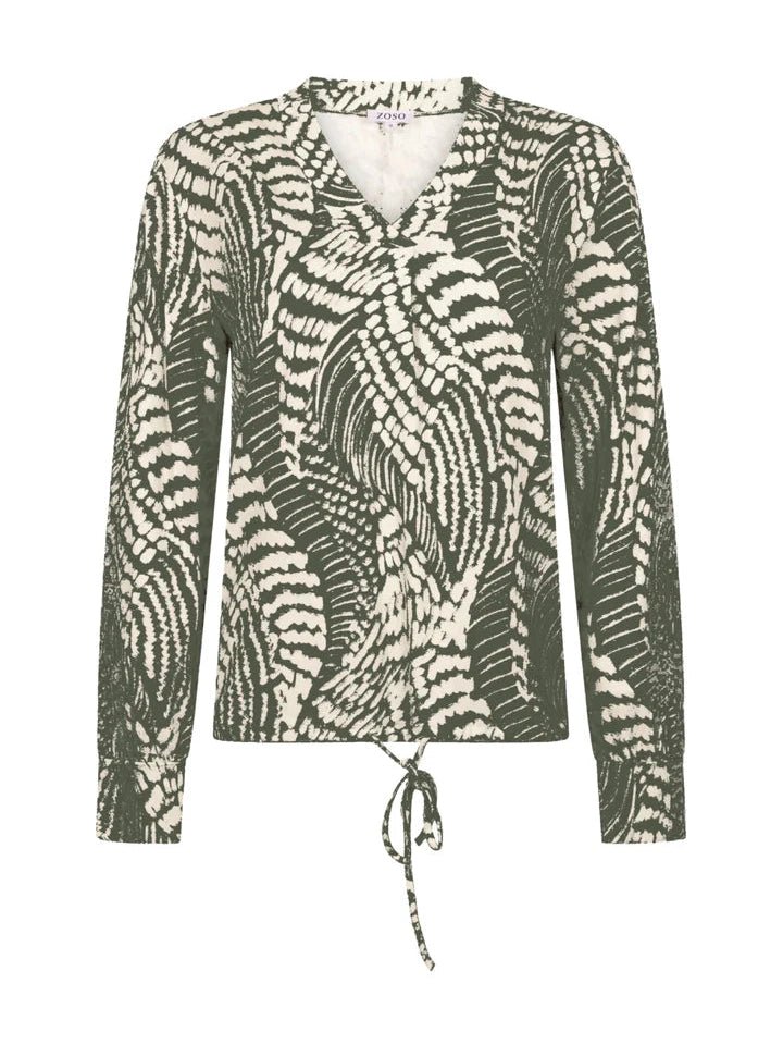 254celine army - off white blouse - Castelijn mode