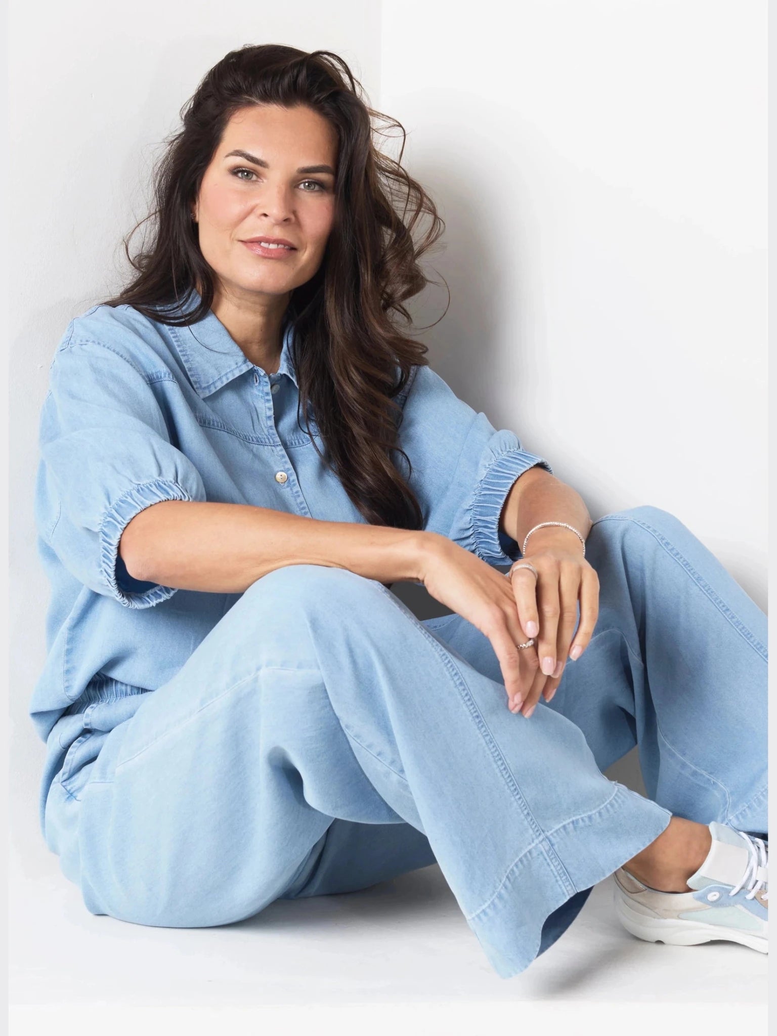 261Farah Broek Licht denim - Castelijn mode