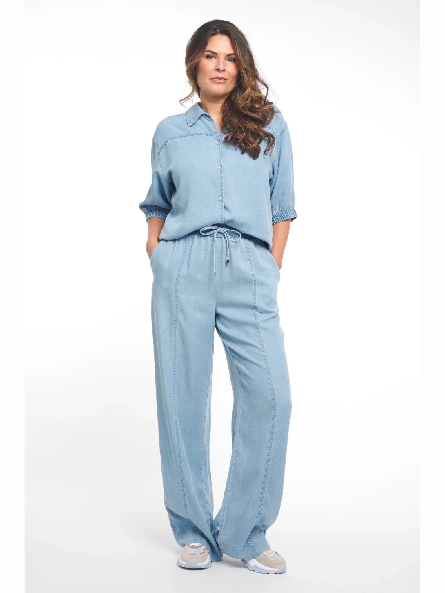 261Farah Broek Licht denim - Castelijn mode