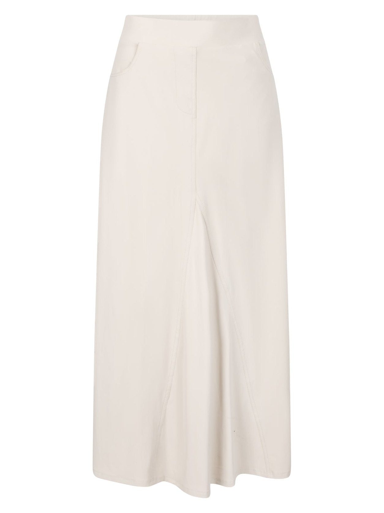 262Helena Rok Beige Stretch - Castelijn mode