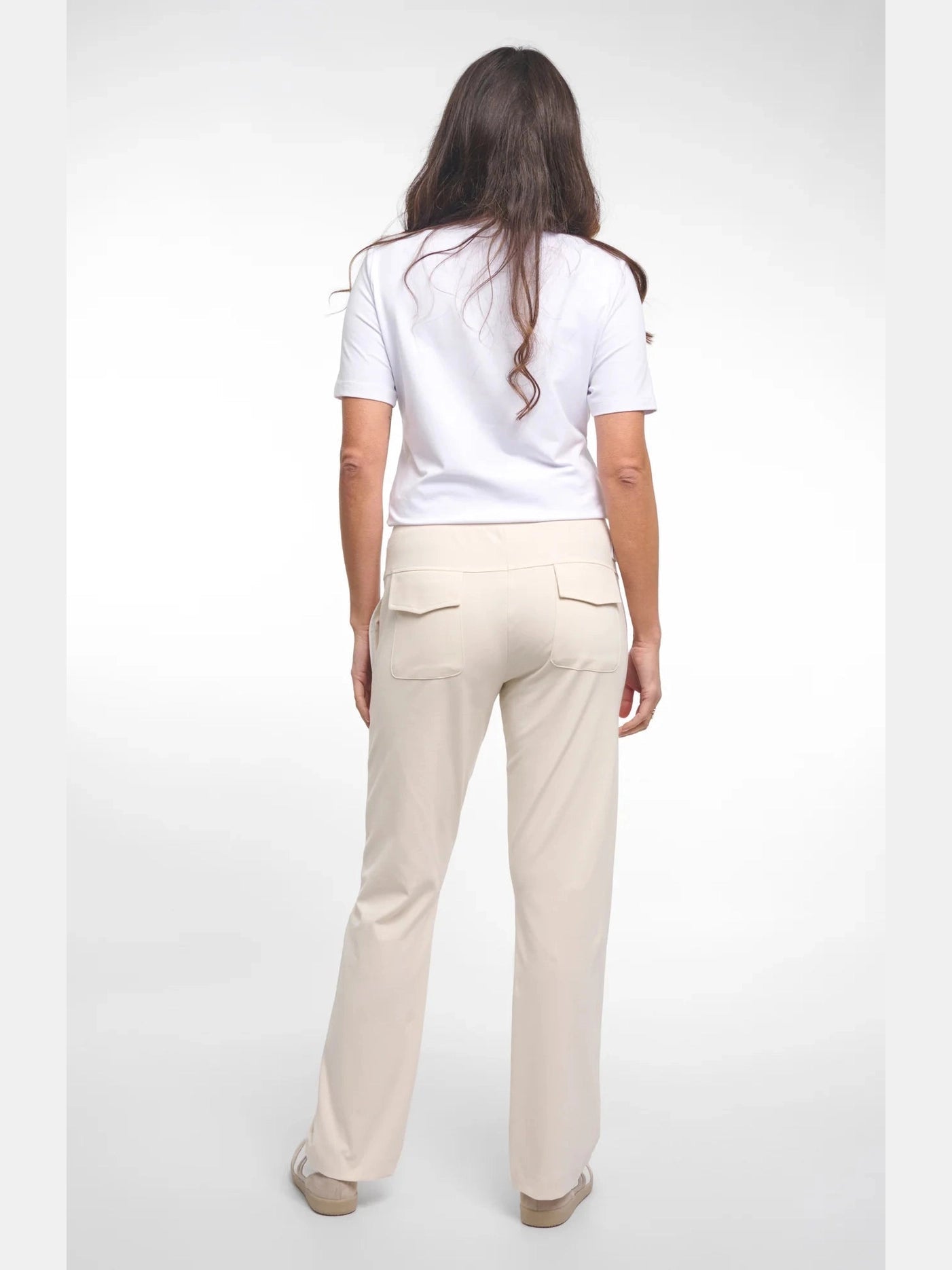 262Joy Broek Sand Travel Stretch - Castelijn mode