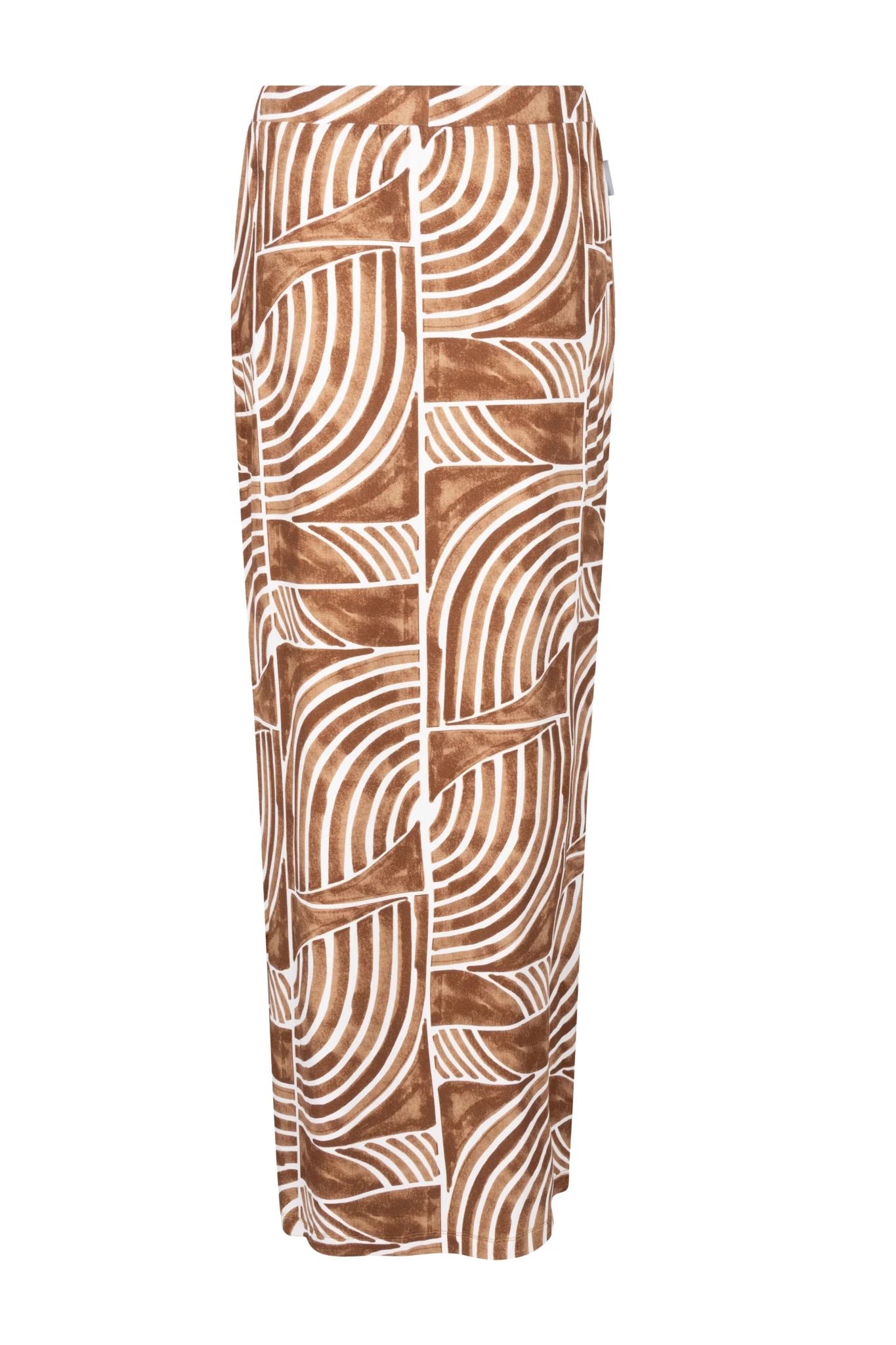 262Maggy Zomer Rok Camel Print - Castelijn mode