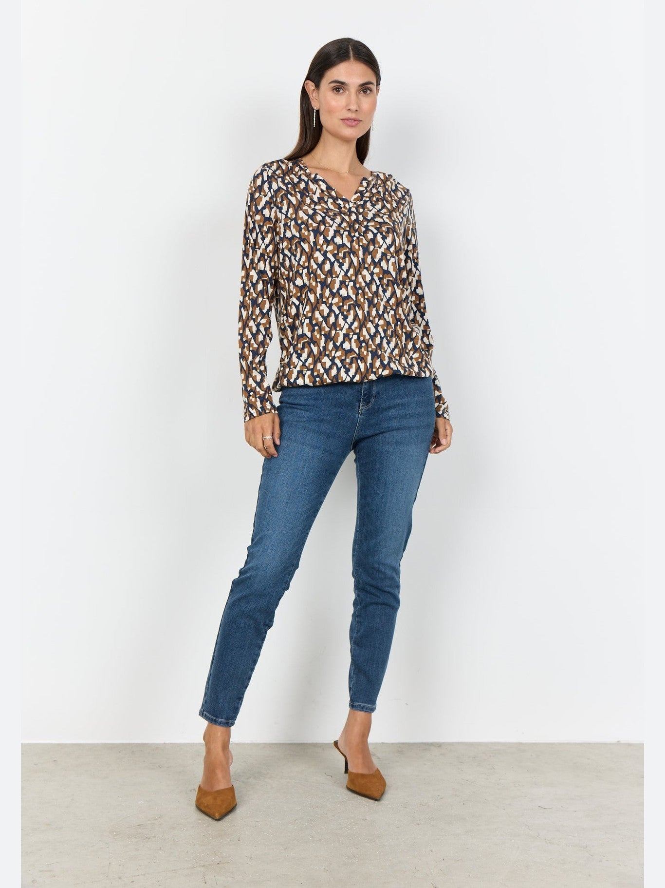 27320 sc - felicity - aop - 527 - 6905C Blouse - Castelijn mode