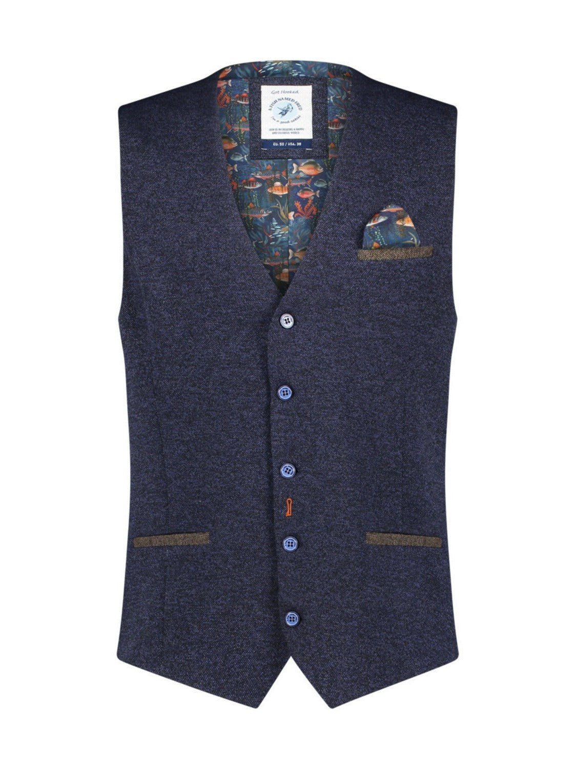 29.131 604 WAISTCOAT PIQUE - Castelijn mode