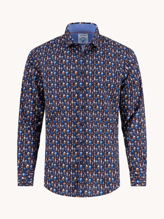 32.001 - 604 Shirt bottle row - Castelijn mode