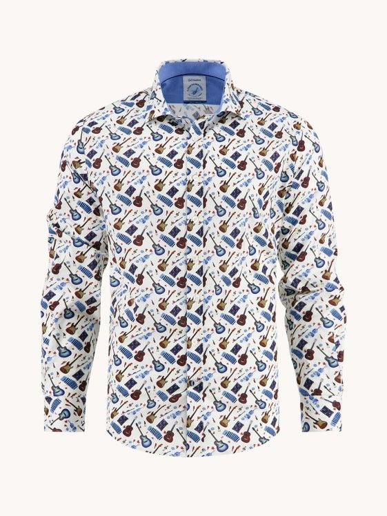 32.004 - 101 Shirt various guitars - Castelijn mode