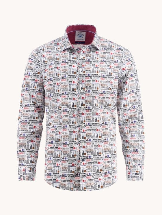 32.009 - 101 Shirt liquor text - Castelijn mode