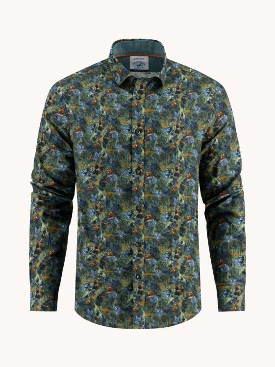 32.019 - 309 Shirt watercolor highland - Castelijn mode