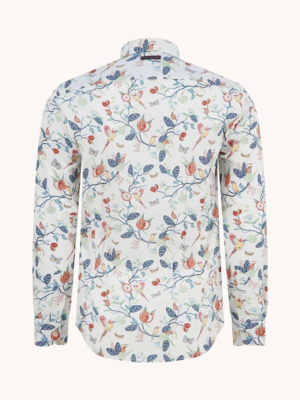 33.008 Overhemd met vogel print - Castelijn mode