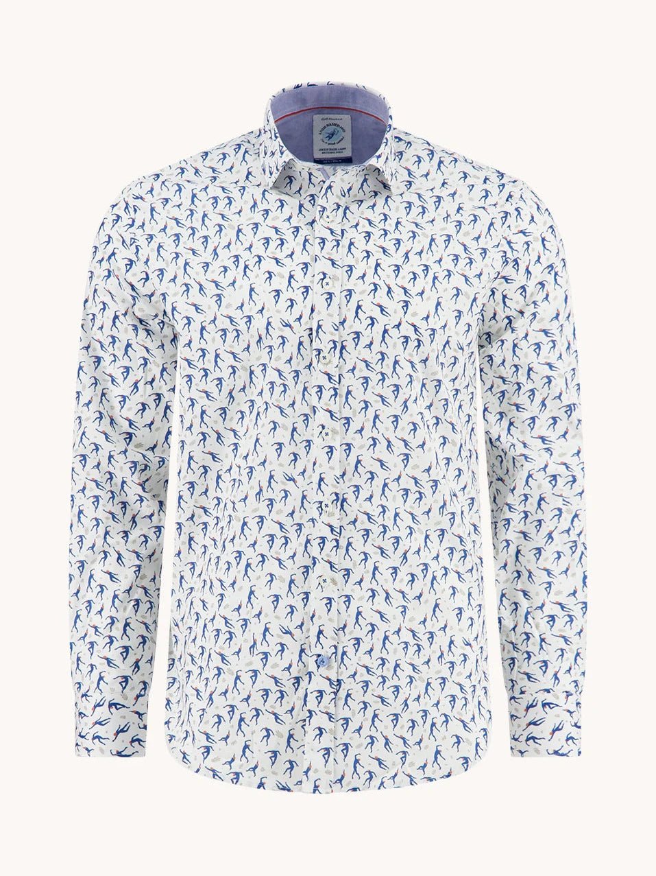 33.015 Overhemd met dansende figuren - Castelijn mode