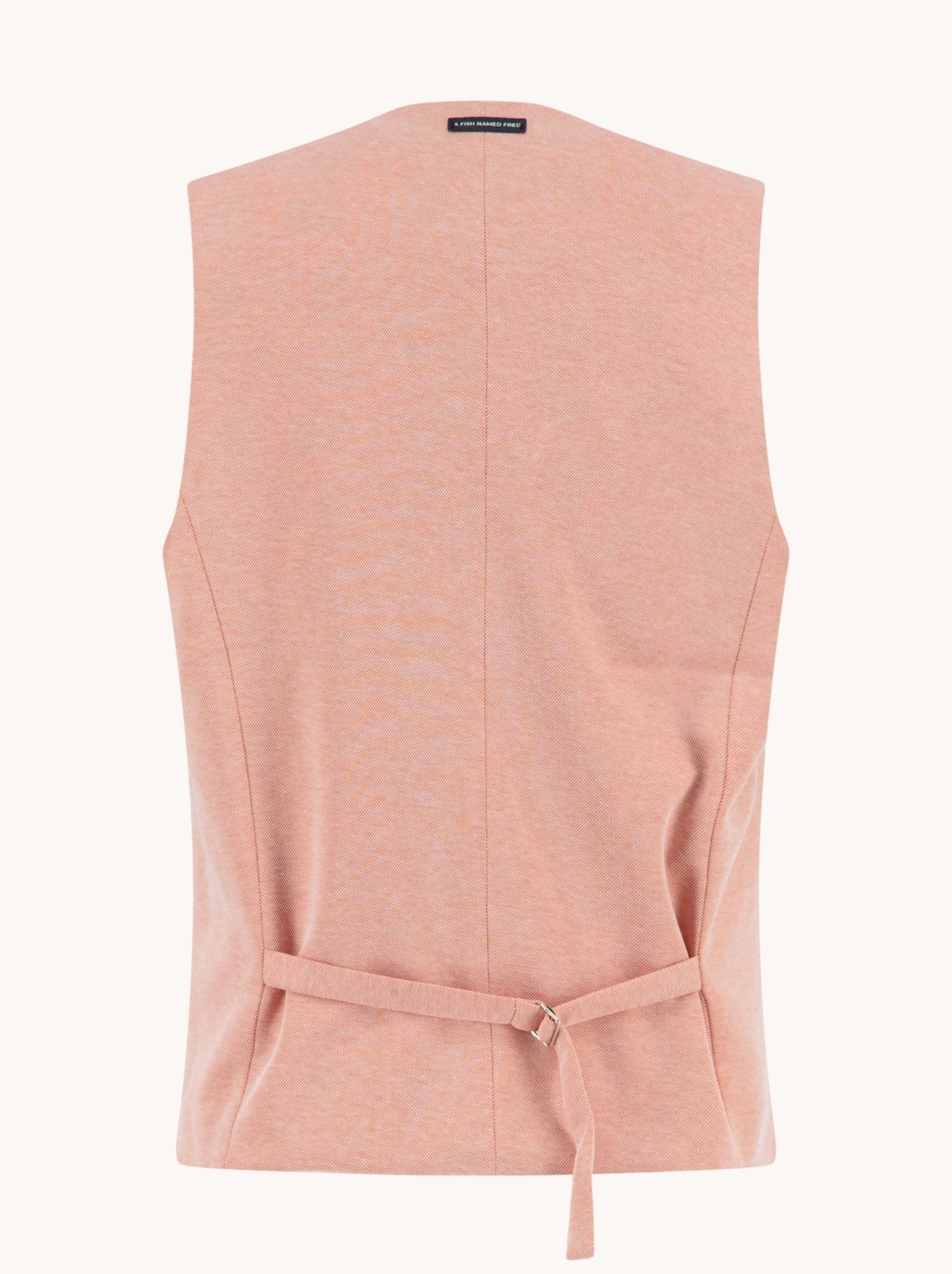 33.131 Gilet Pique zalm - Castelijn mode