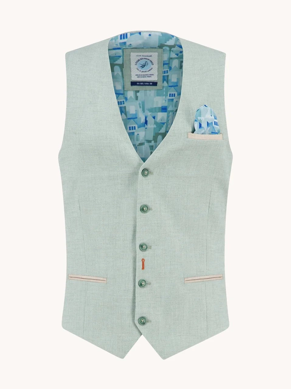 33.135 Gilet Linen Look Zomer - Castelijn mode