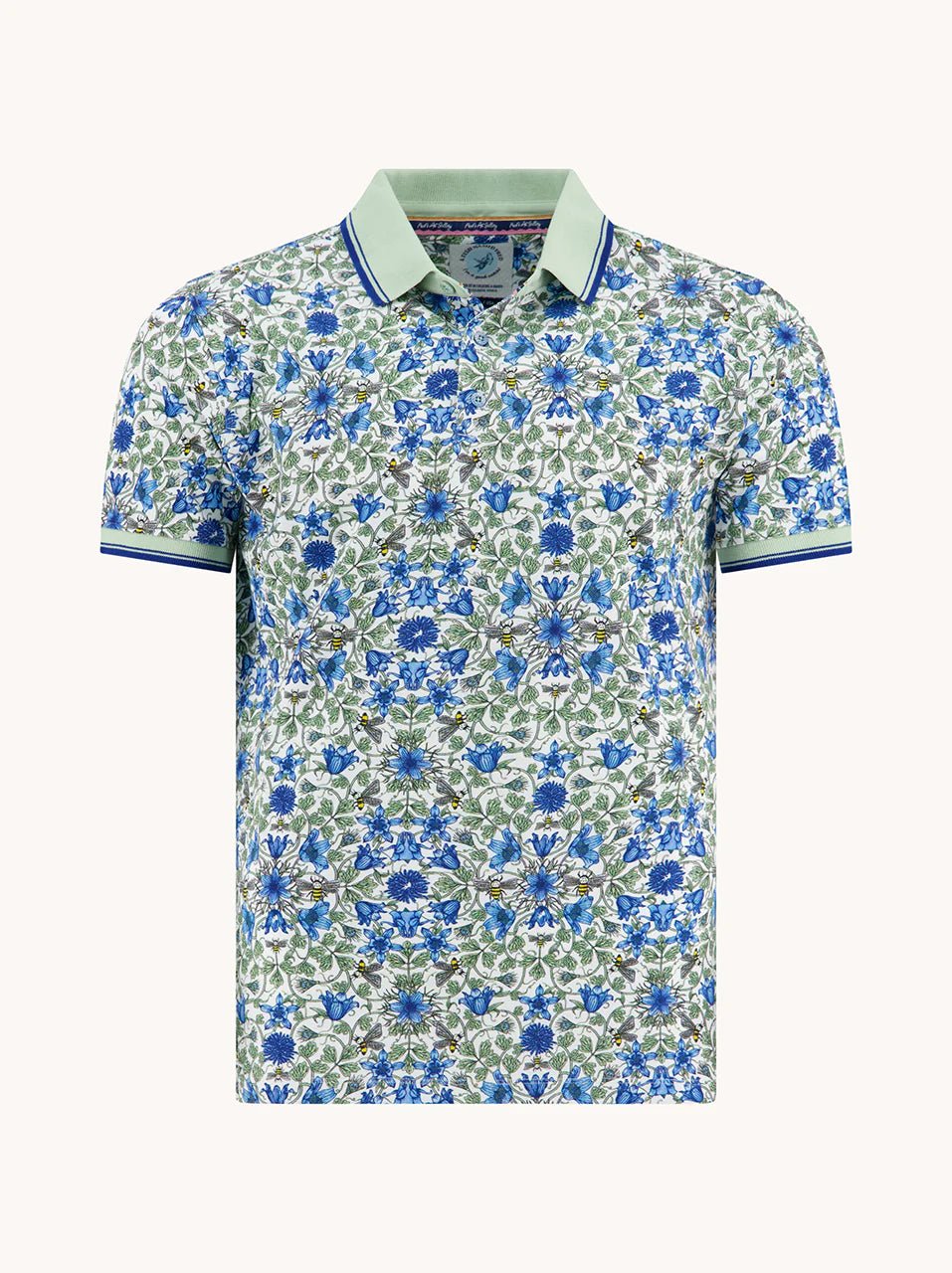 33.301 Polo Art Nouveau groen - Castelijn mode