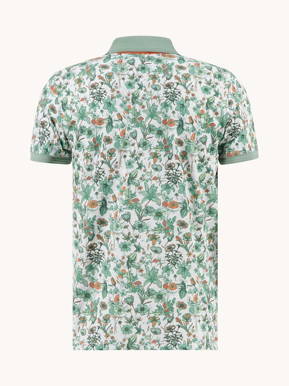 33.307 Polo Floral groen - Castelijn mode