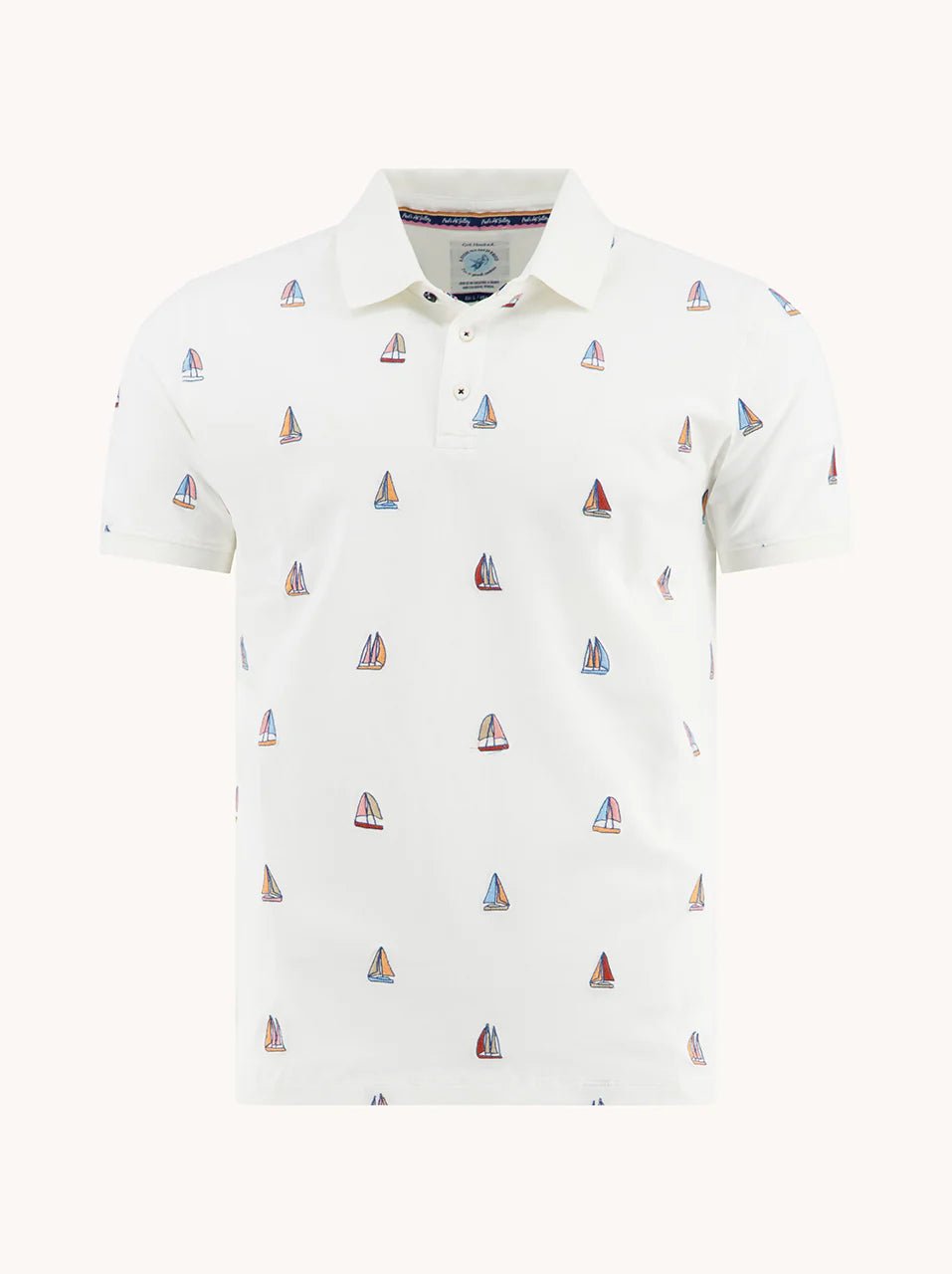 33.308 Polo Sailing Boats wit - Castelijn mode