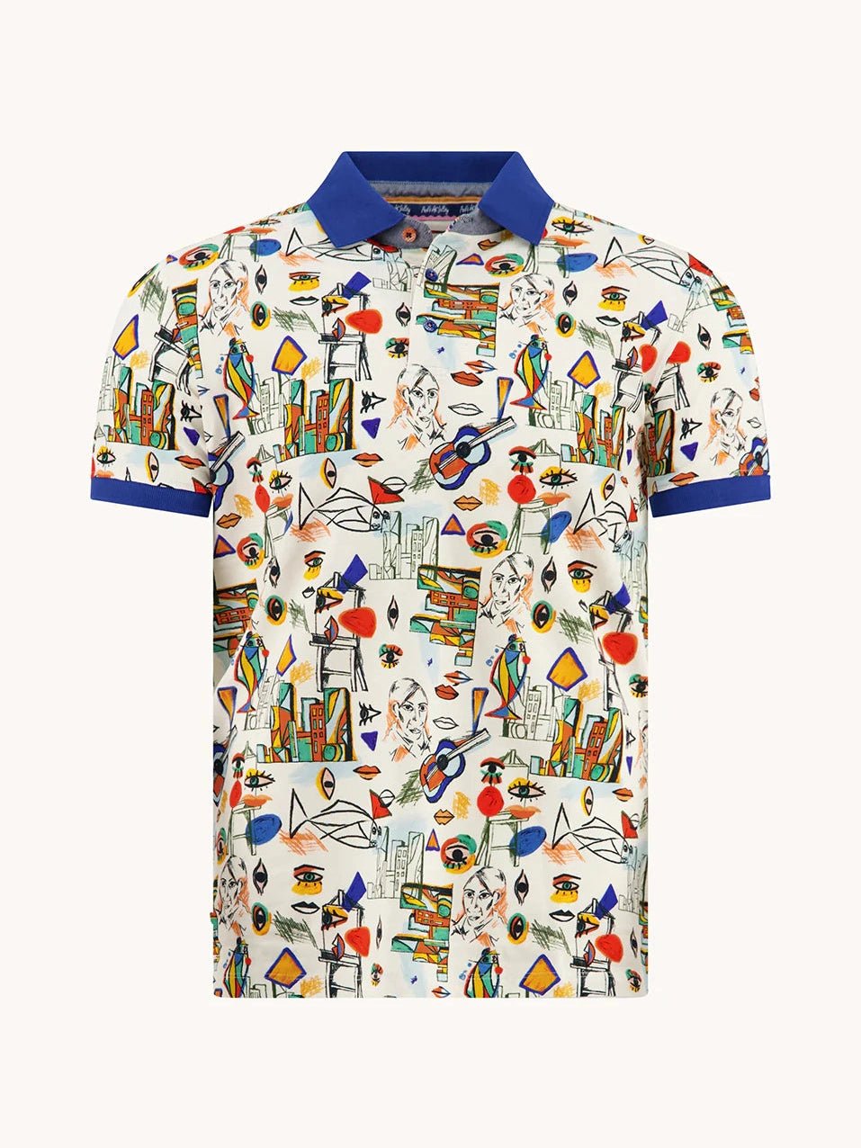 33.309 Polo Cubist multicolor - Castelijn mode