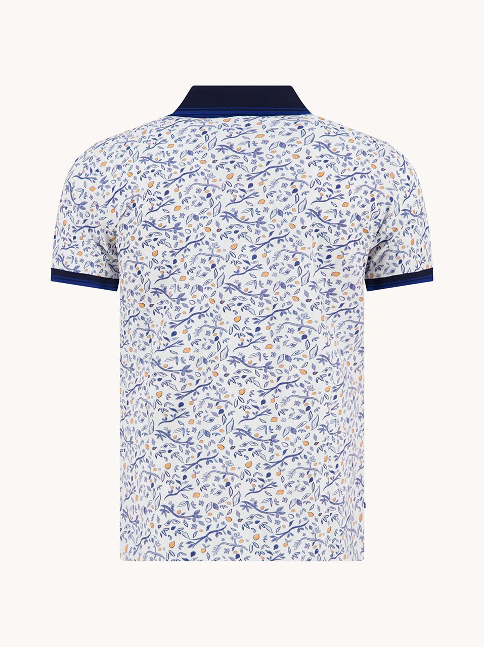 33.310 Polo Citrus wit multicolor - Castelijn mode