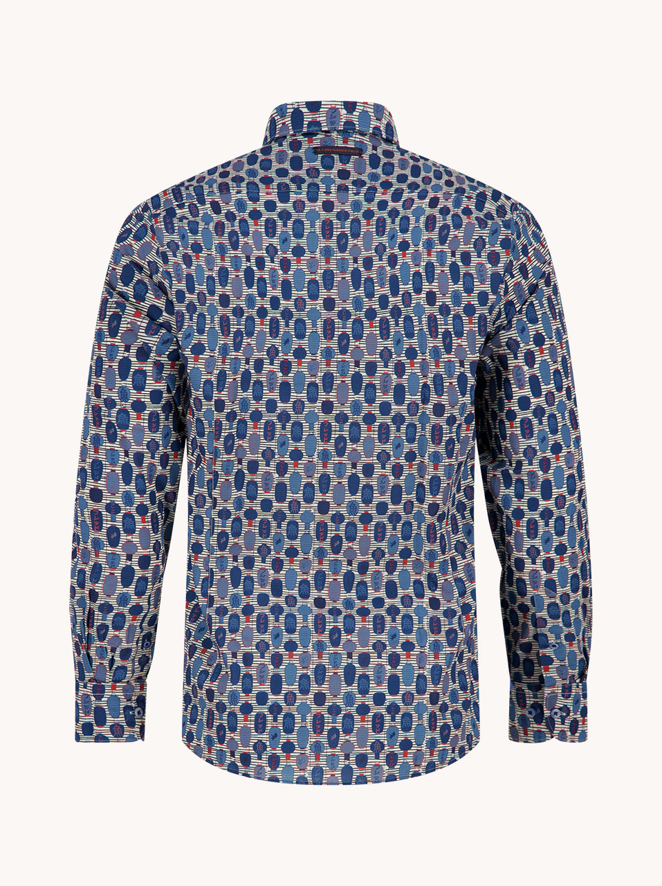 34.015 Shirt Lanterns Multicolor Blauw