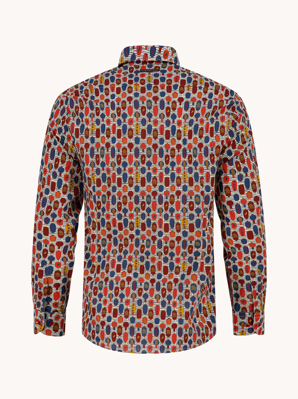 34.015 Shirt Lanterns Multicolor Rood