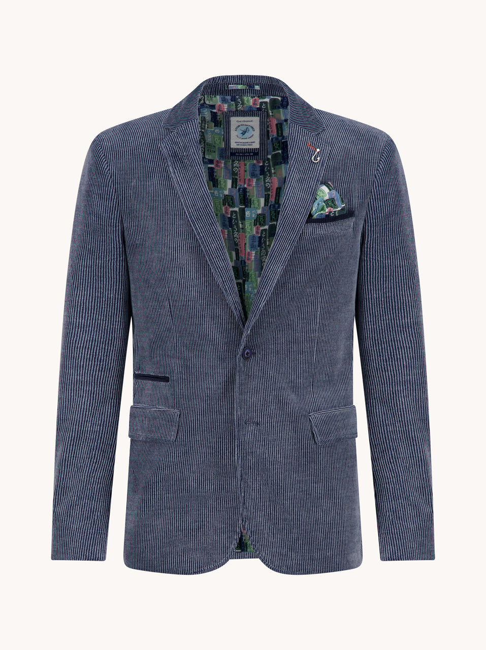 34.106 Kolbert Ribcord blauw