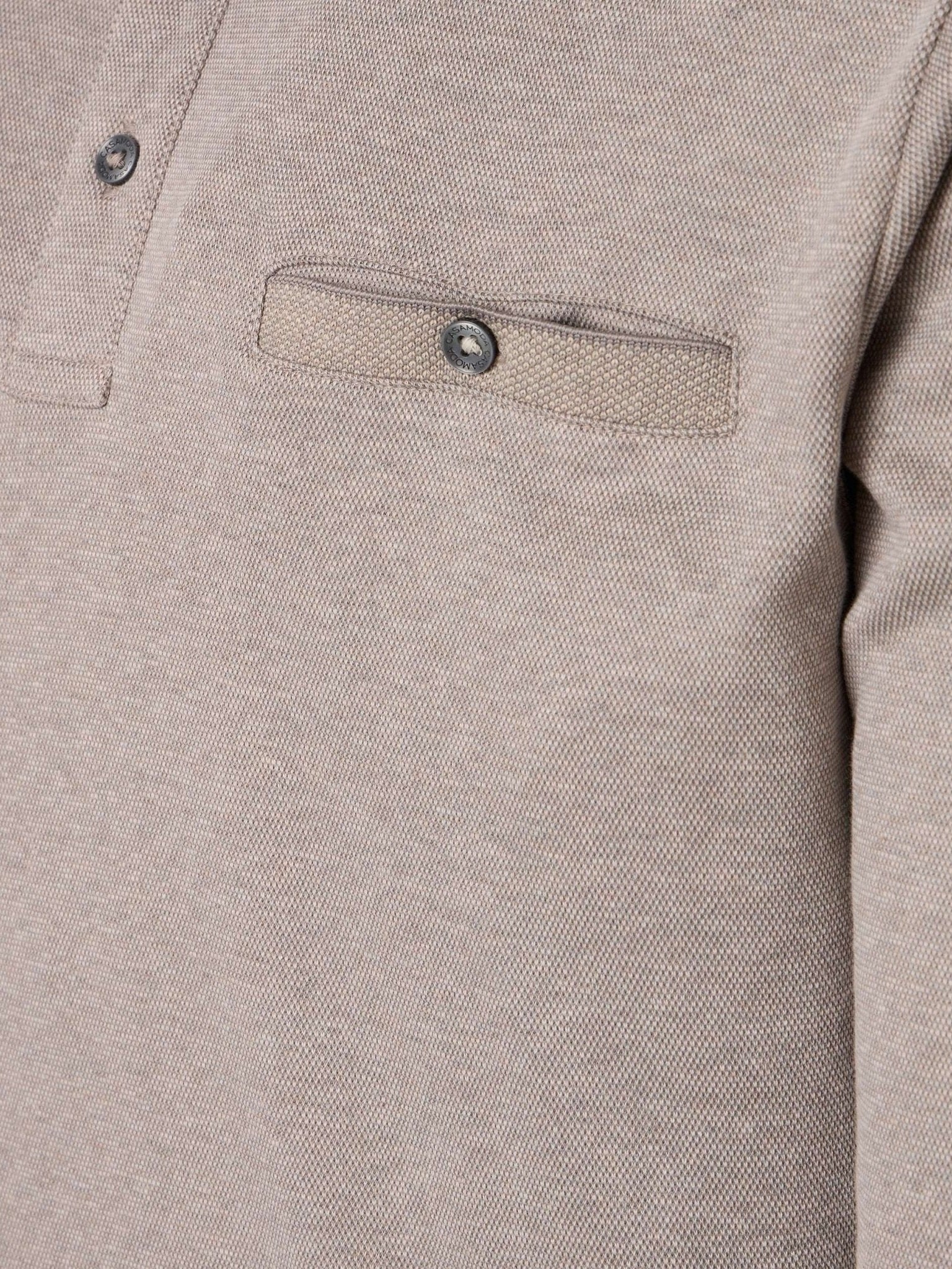 403478000 668 beige polo lm - Castelijn mode