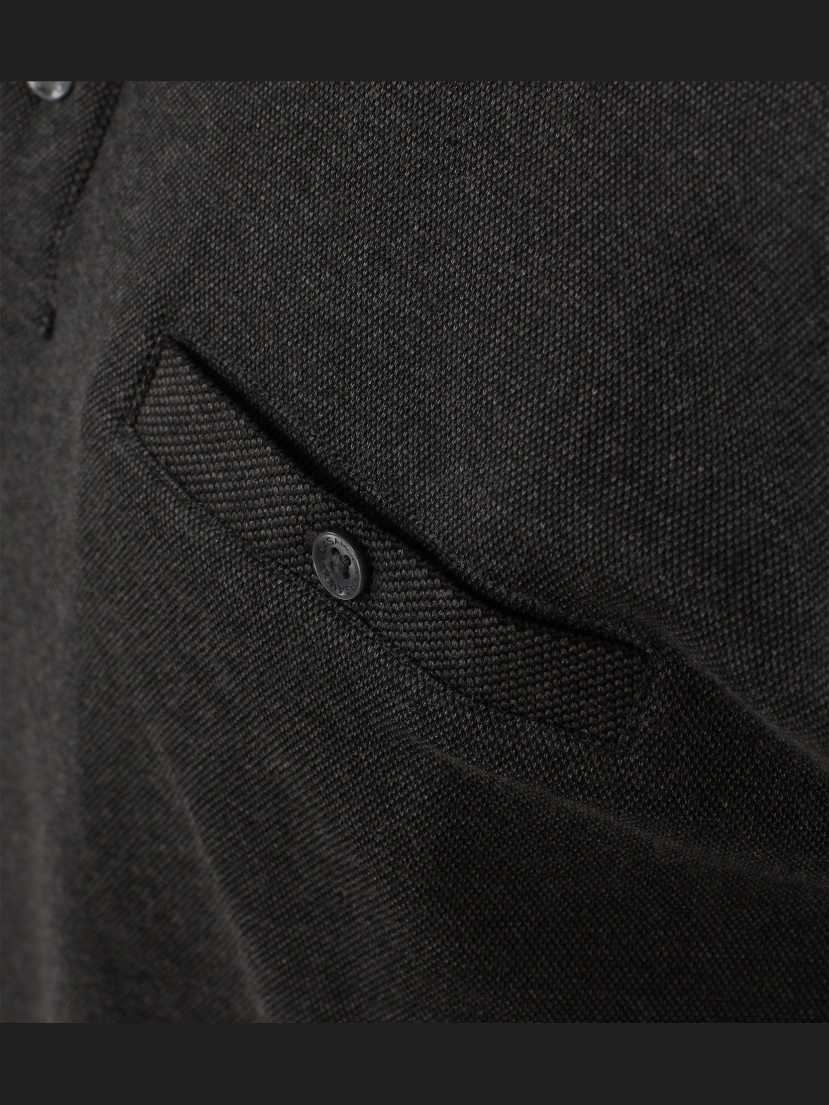 403478000 767 grijs polo lm - Castelijn mode